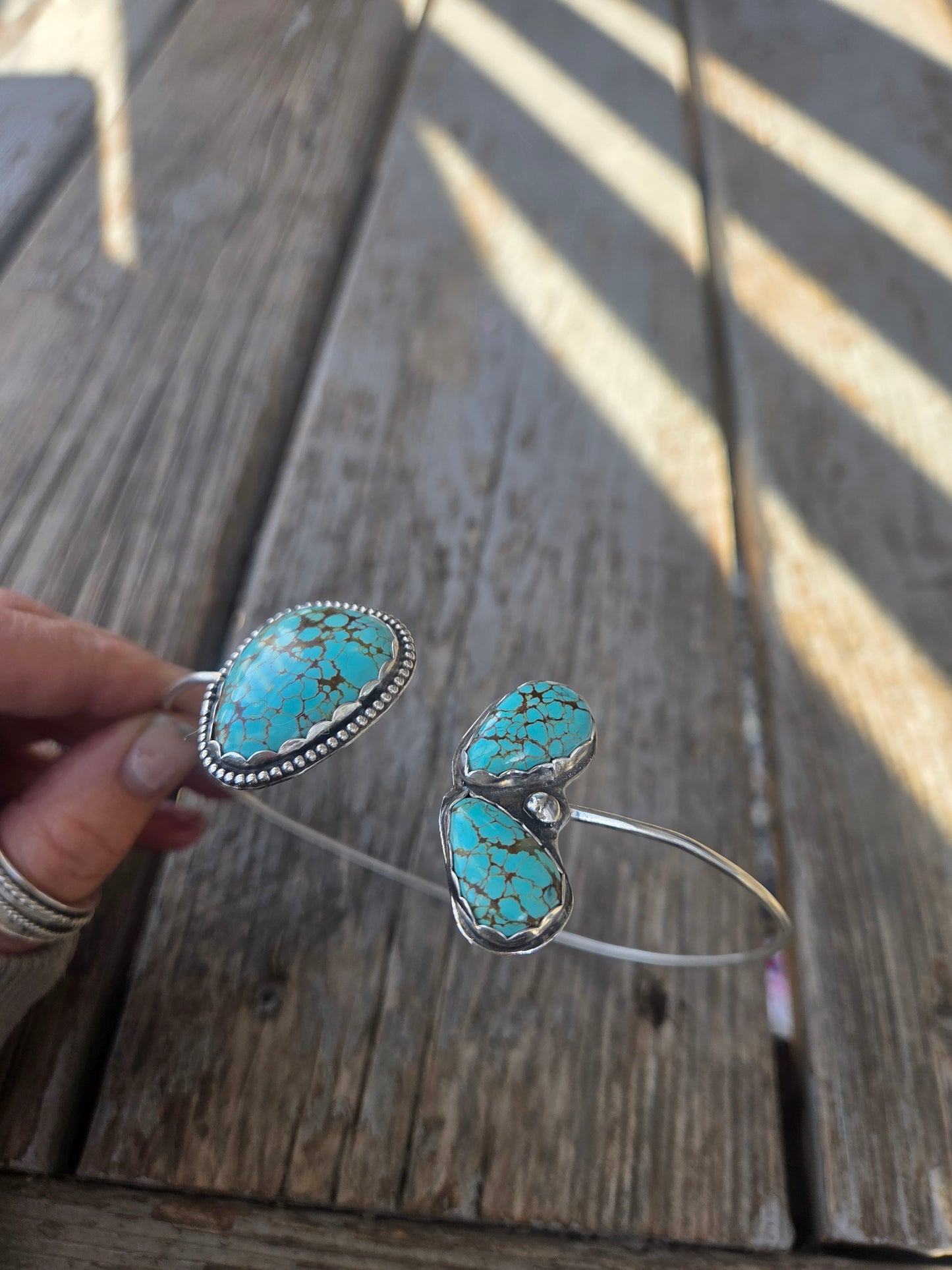 Number 9 Turquoise Neck Cuff