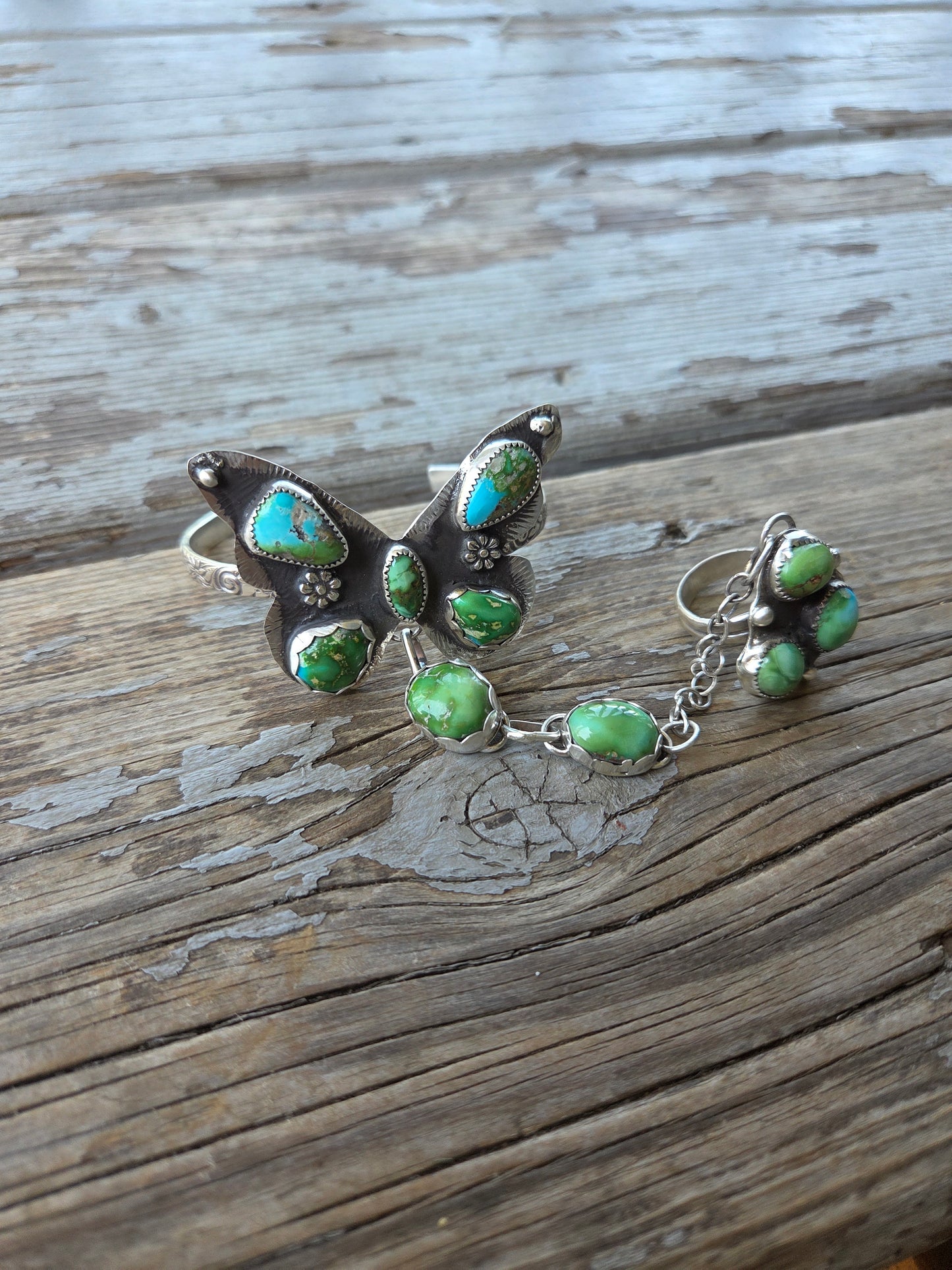 ButterFly bracelet ring combo