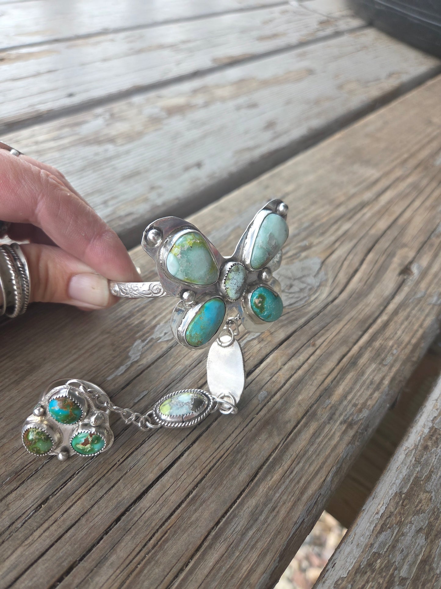 ButterFly bracelet ring combo