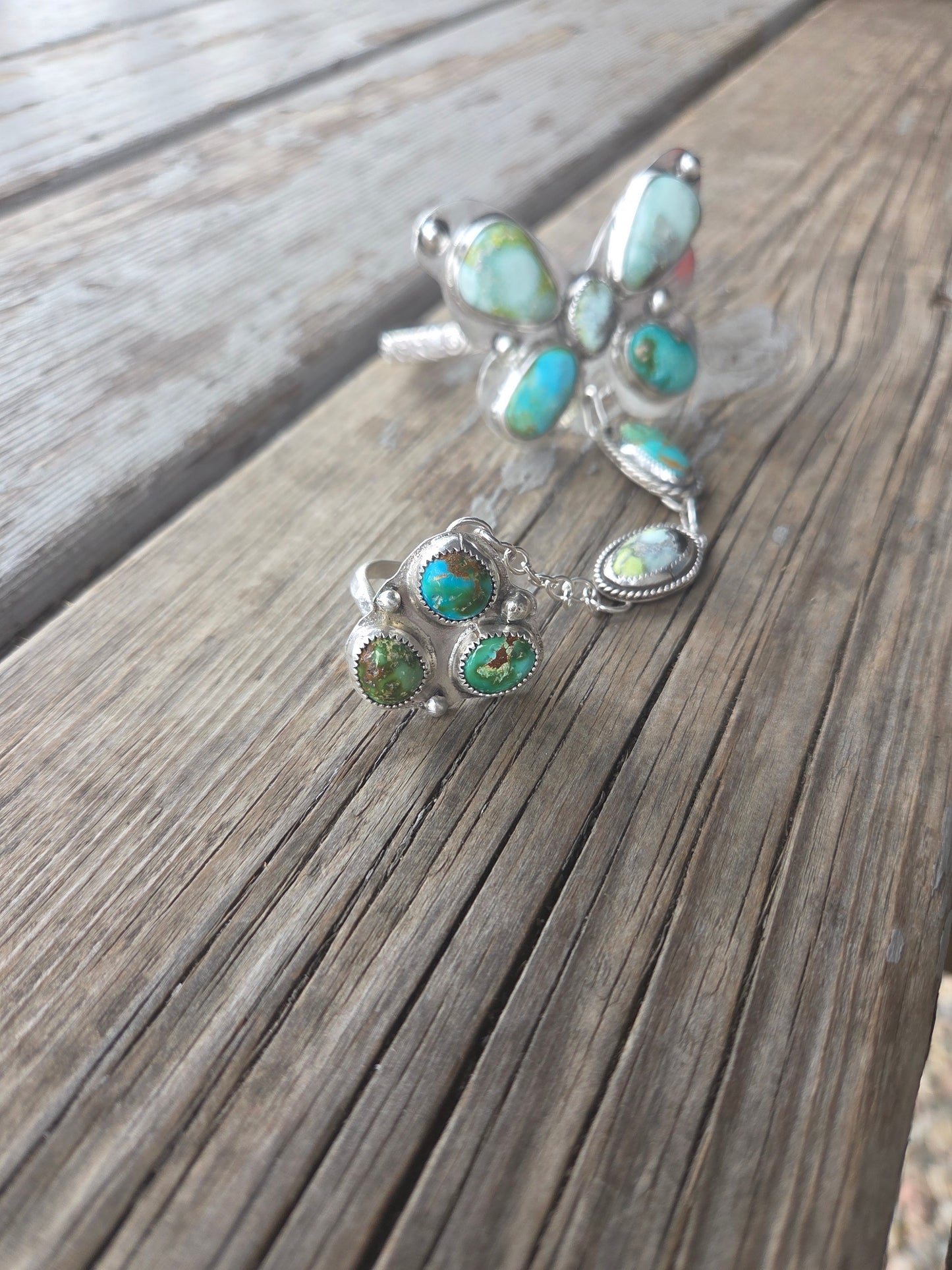 ButterFly bracelet ring combo