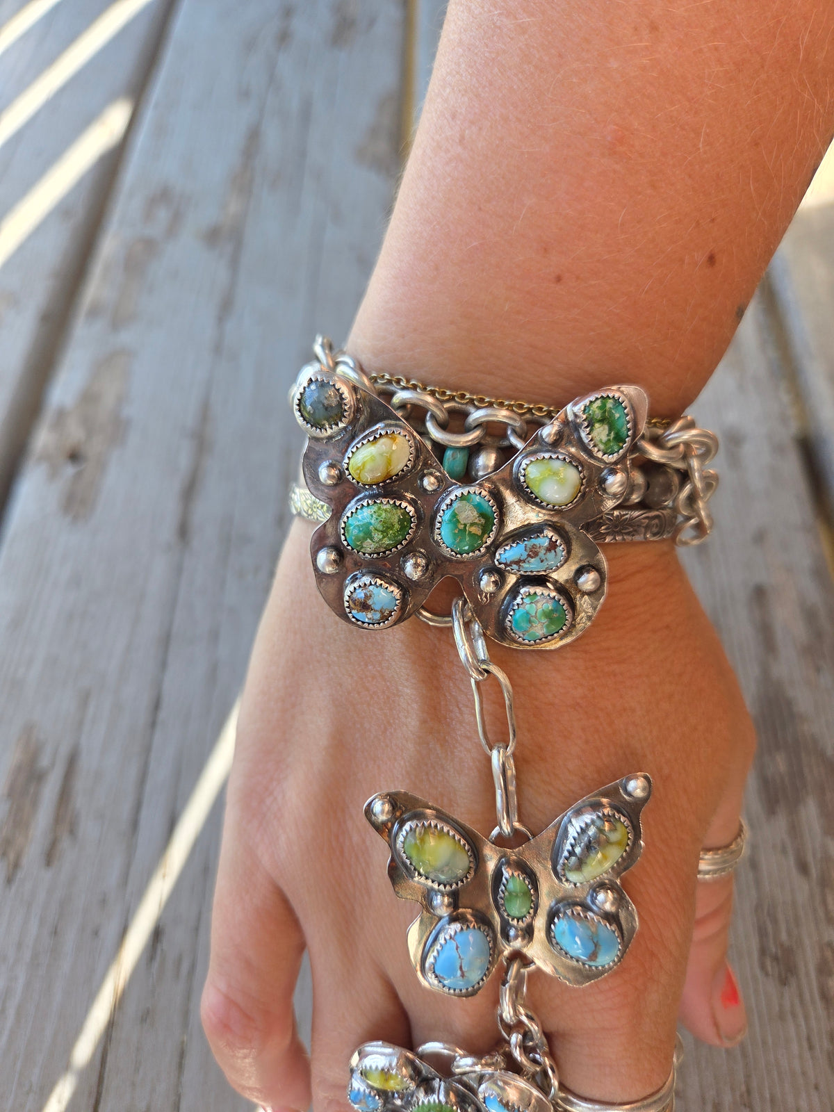 ButterFly/Heart Hand Chain