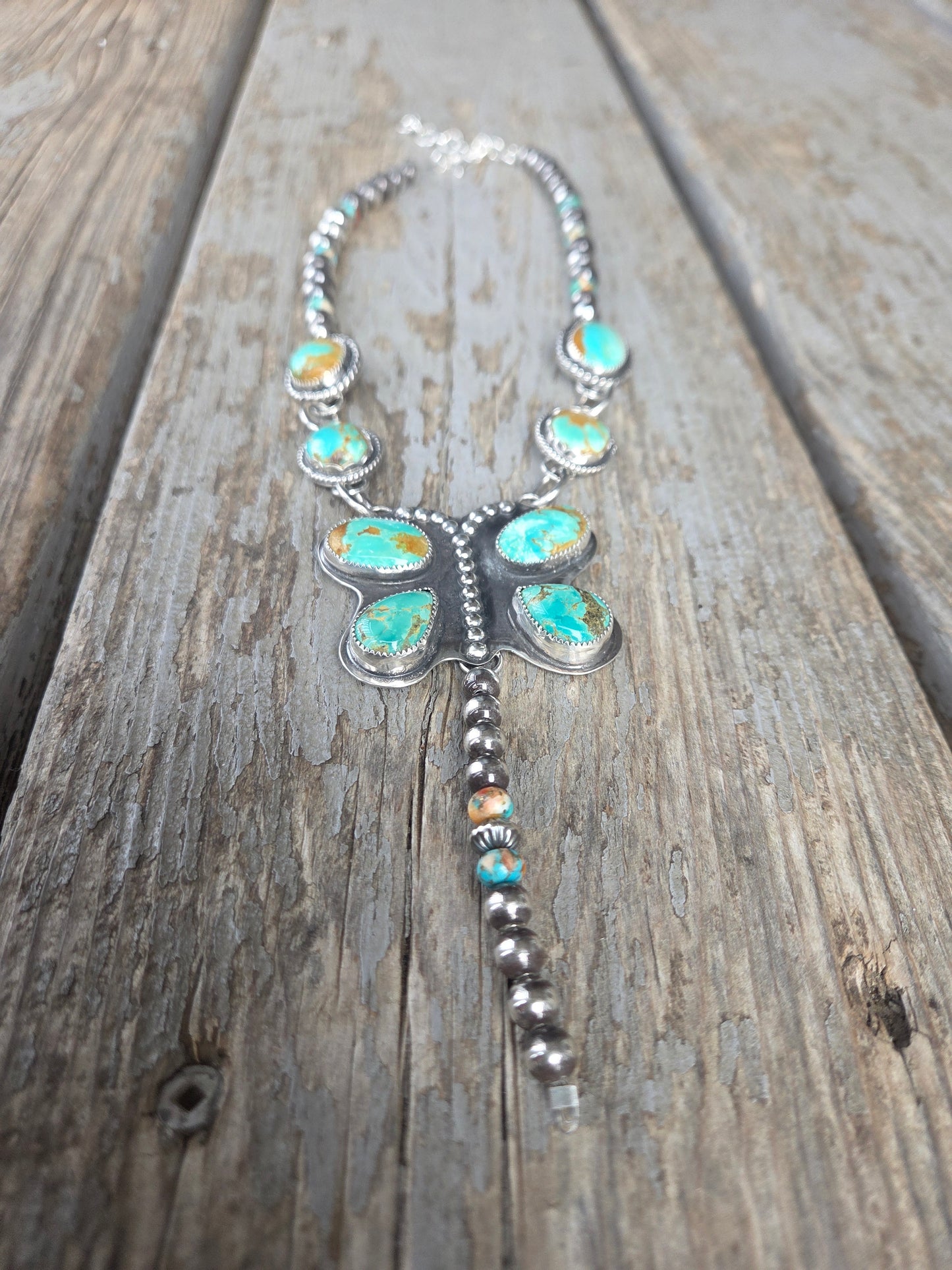 Hidden Valley & Tyrone Turquoise & Sterling Pearls