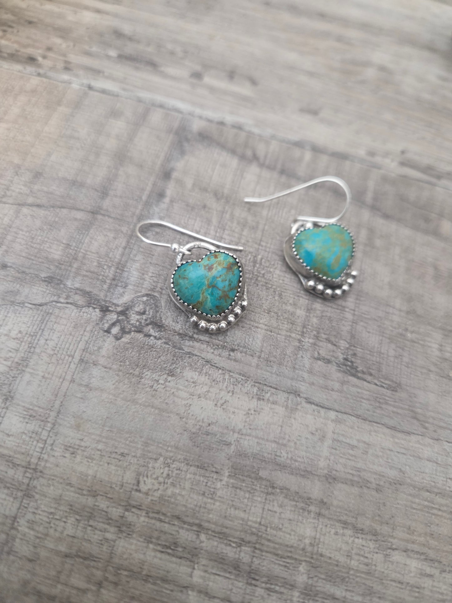 Heart Kingsman Turquoise earrings