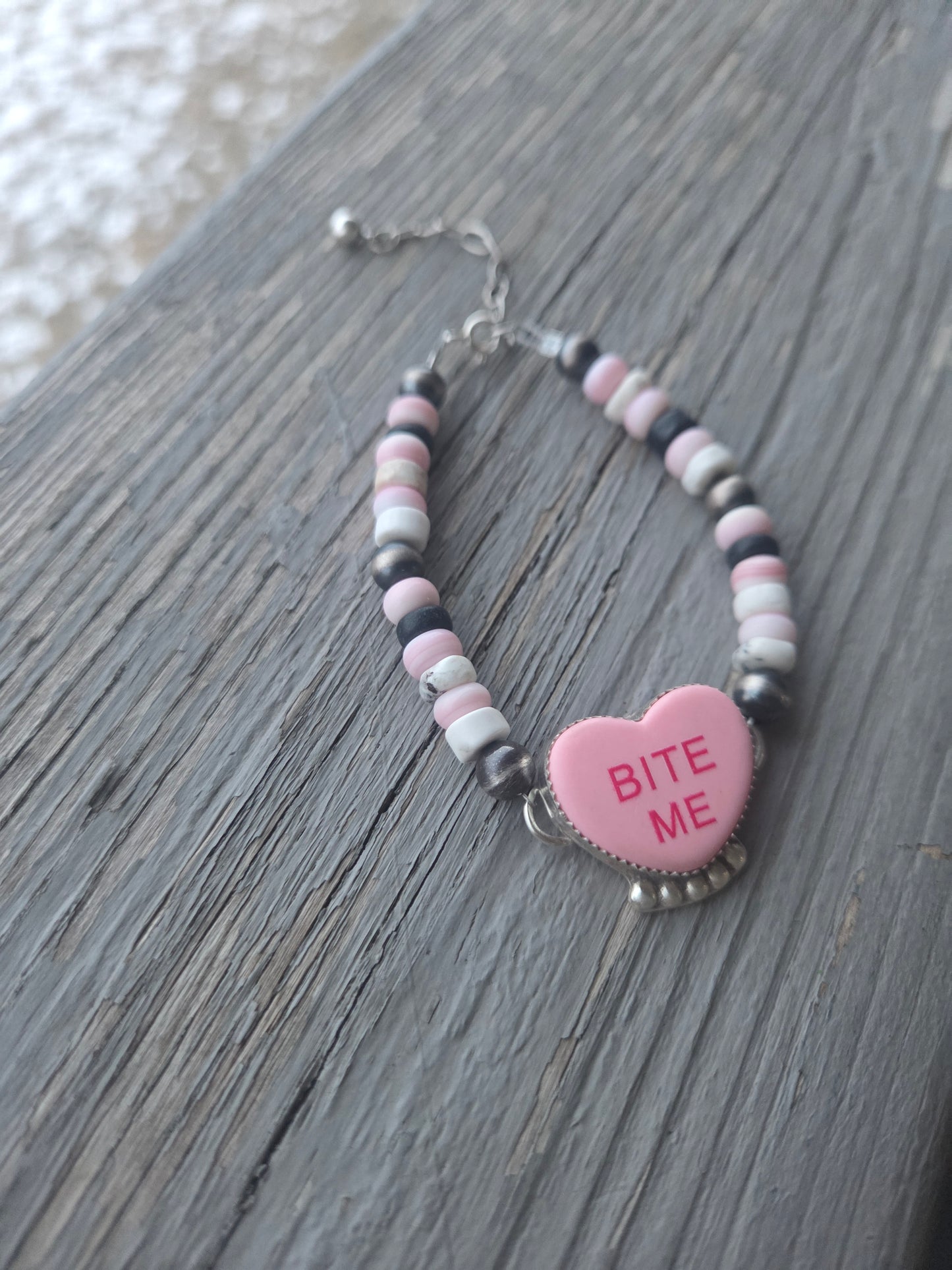 Bite Me Heart Bracelet