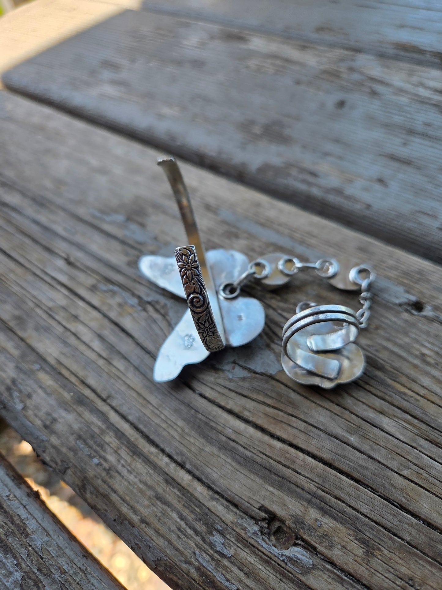 ButterFly bracelet ring combo
