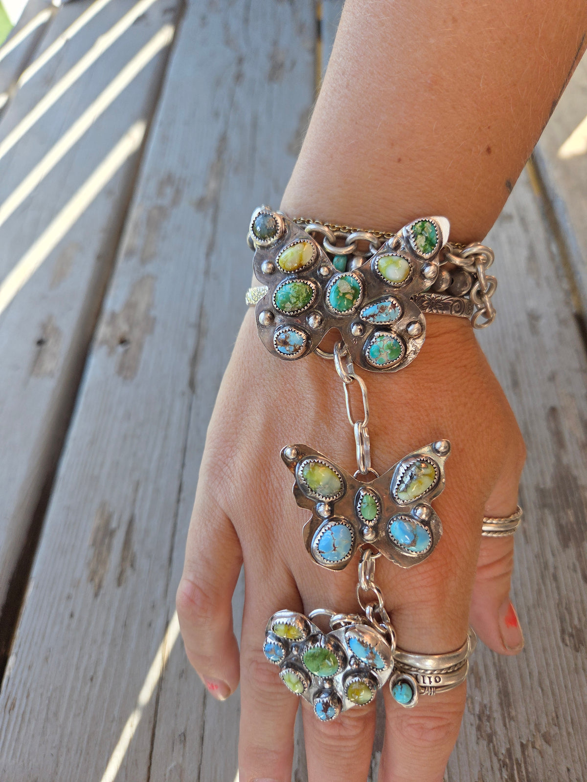 ButterFly/Heart Hand Chain