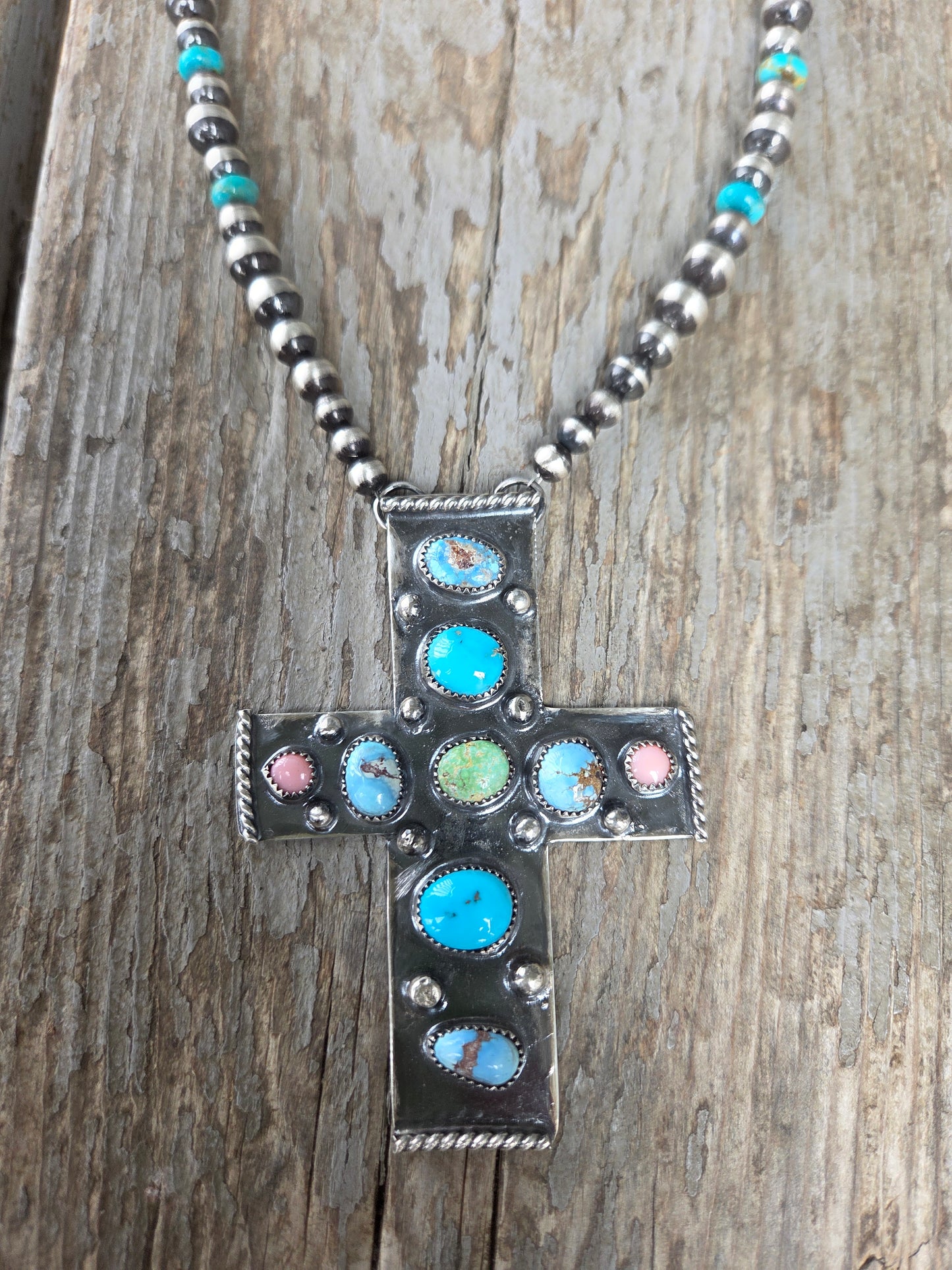 Cross Cluster Necklace