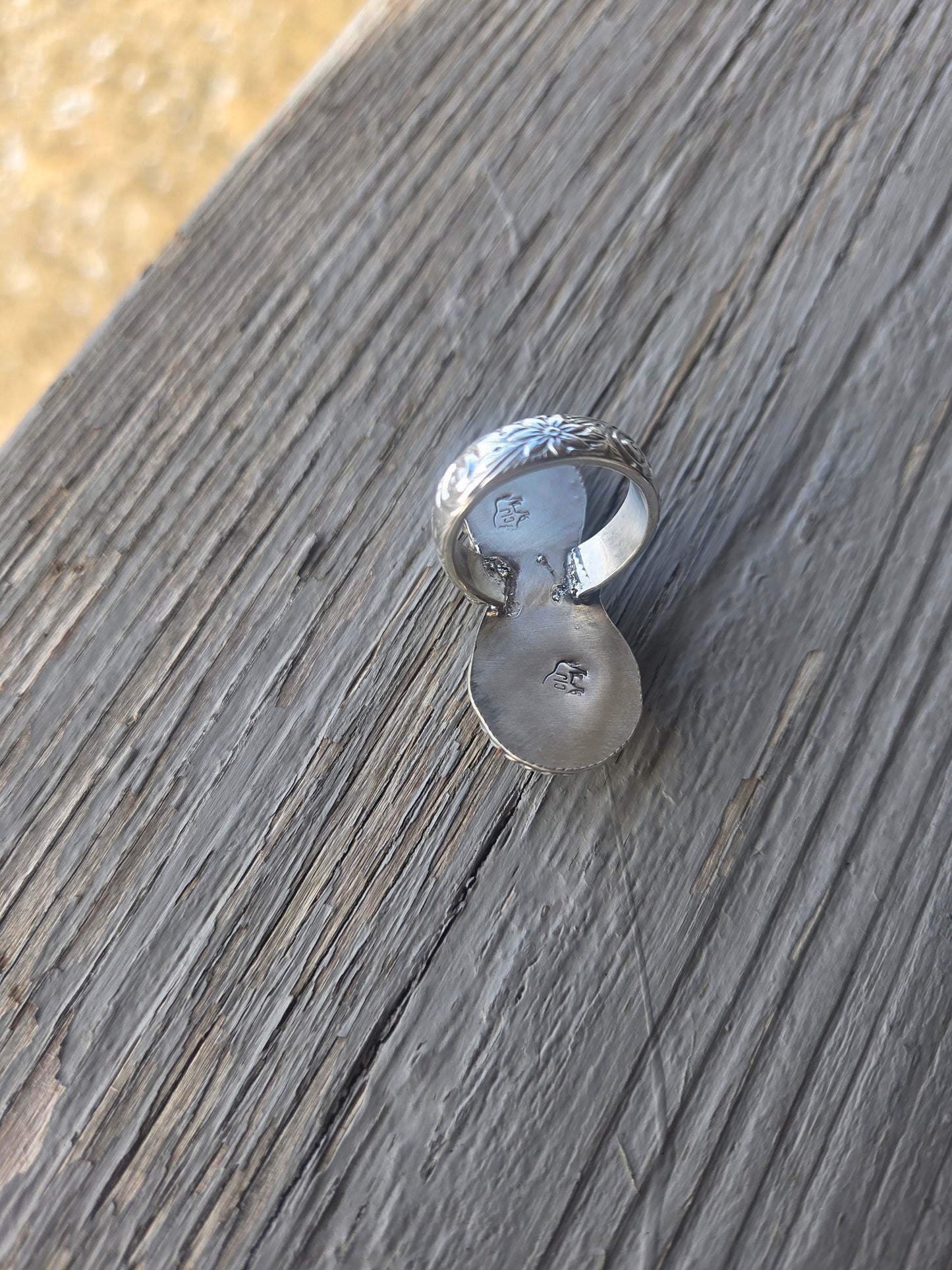 Black Onyx & Moonstone Size 7