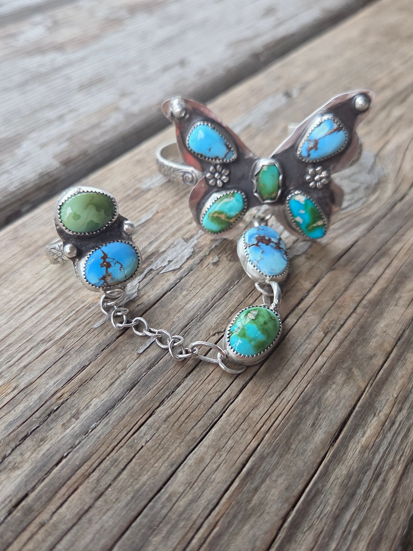 ButterFly bracelet/ring Chain