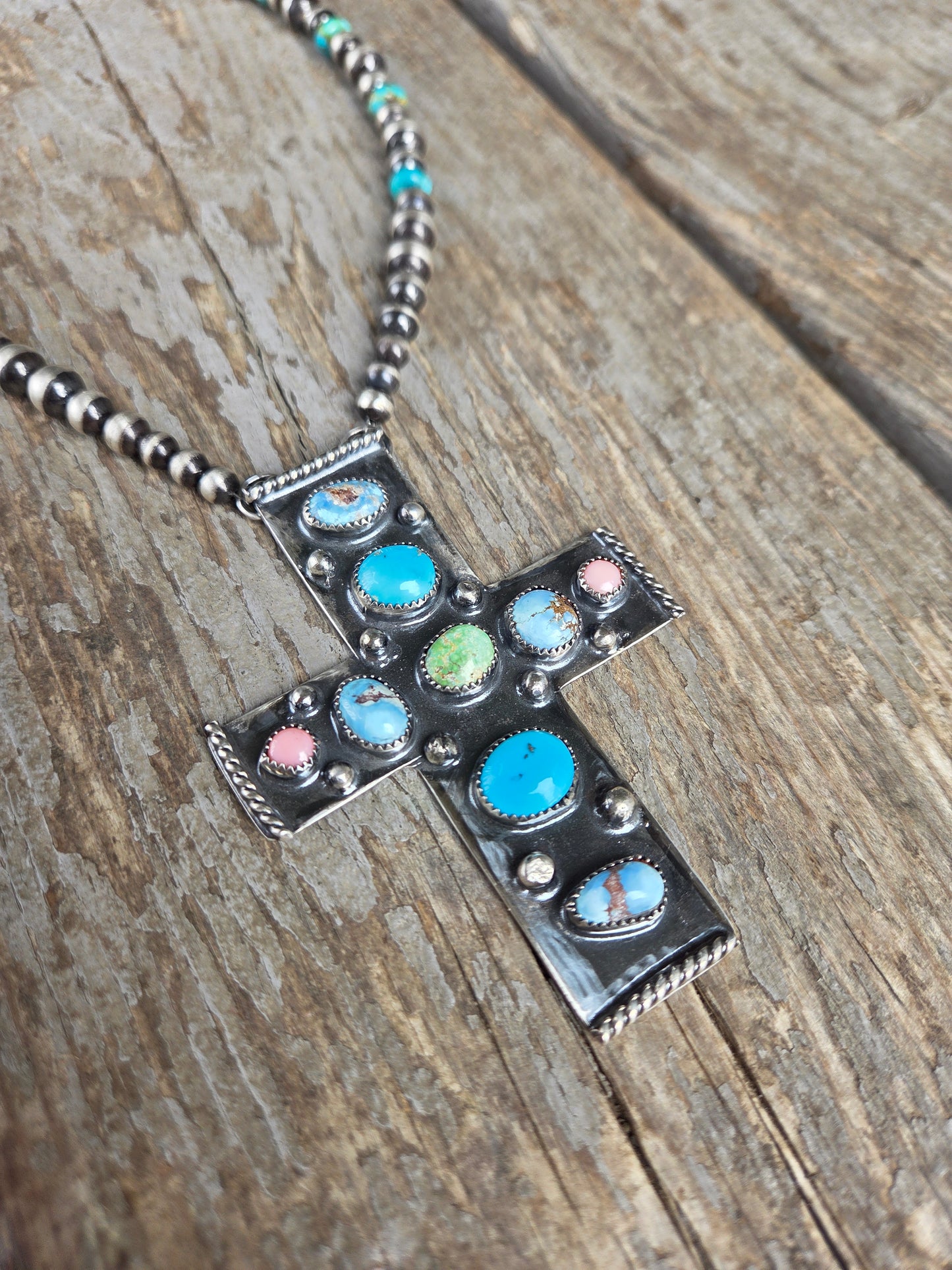Cross Cluster Necklace
