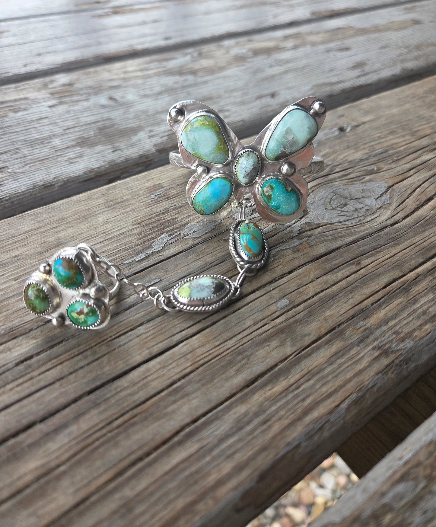 ButterFly bracelet ring combo