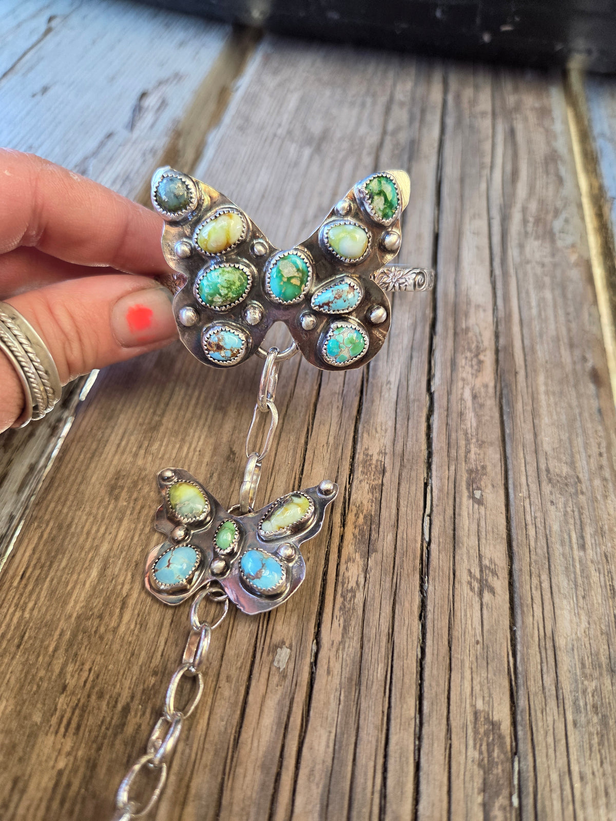 ButterFly/Heart Hand Chain