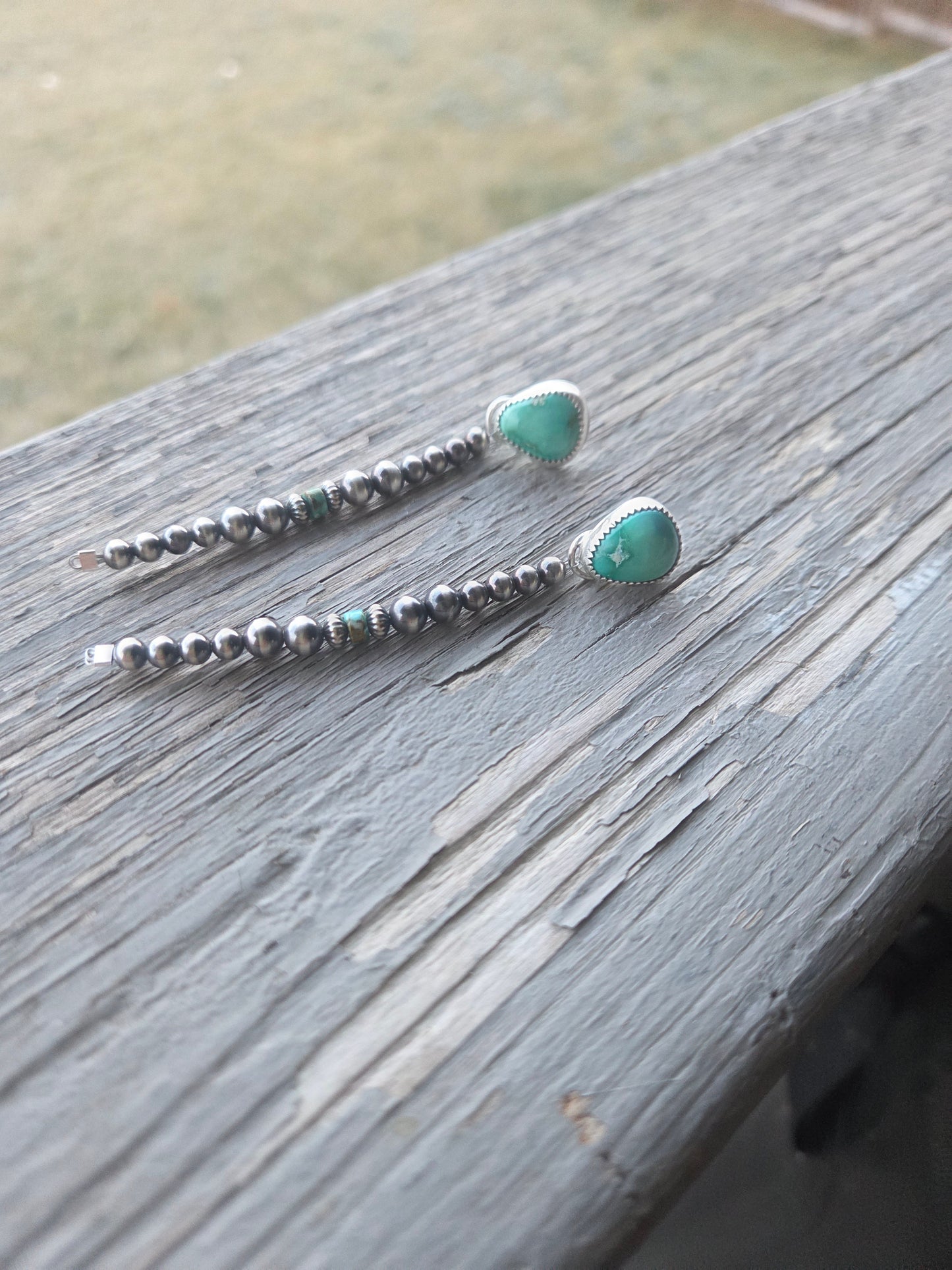 Emerald Valley Turquoise • Sterling Silver Pearls & Turquoise