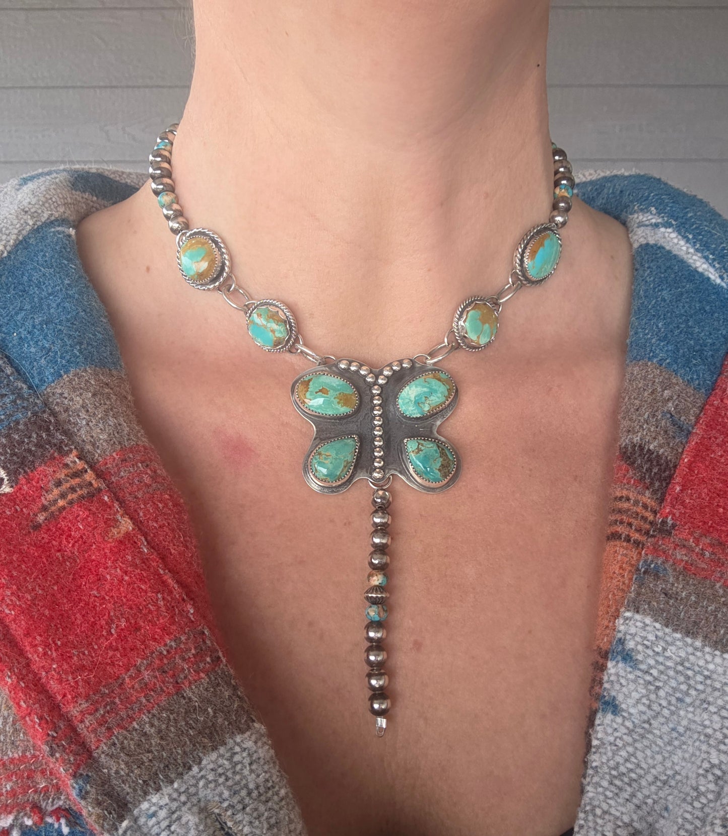 Hidden Valley & Tyrone Turquoise & Sterling Pearls