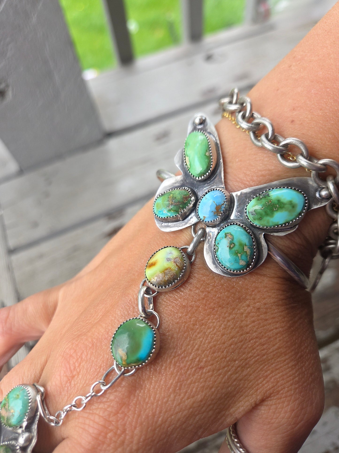 ButterFly bracelet ring combo