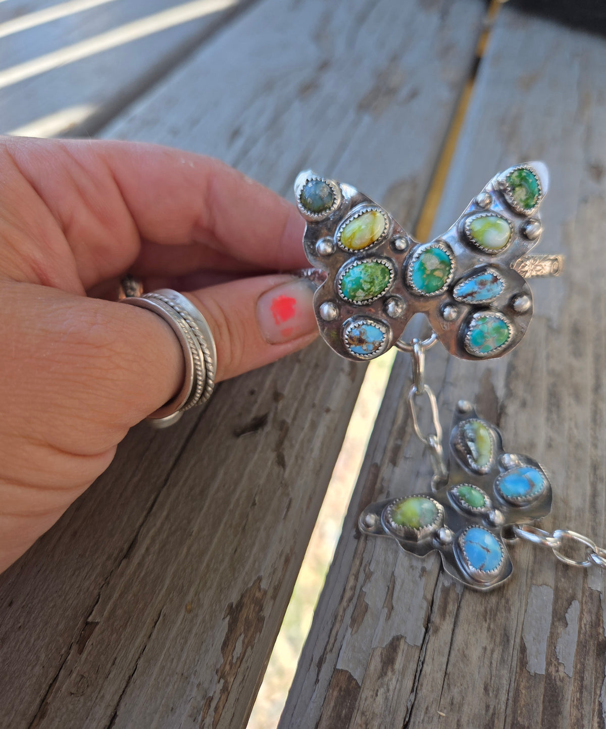 ButterFly/Heart Hand Chain
