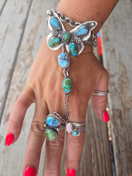 ButterFly bracelet/ring Chain