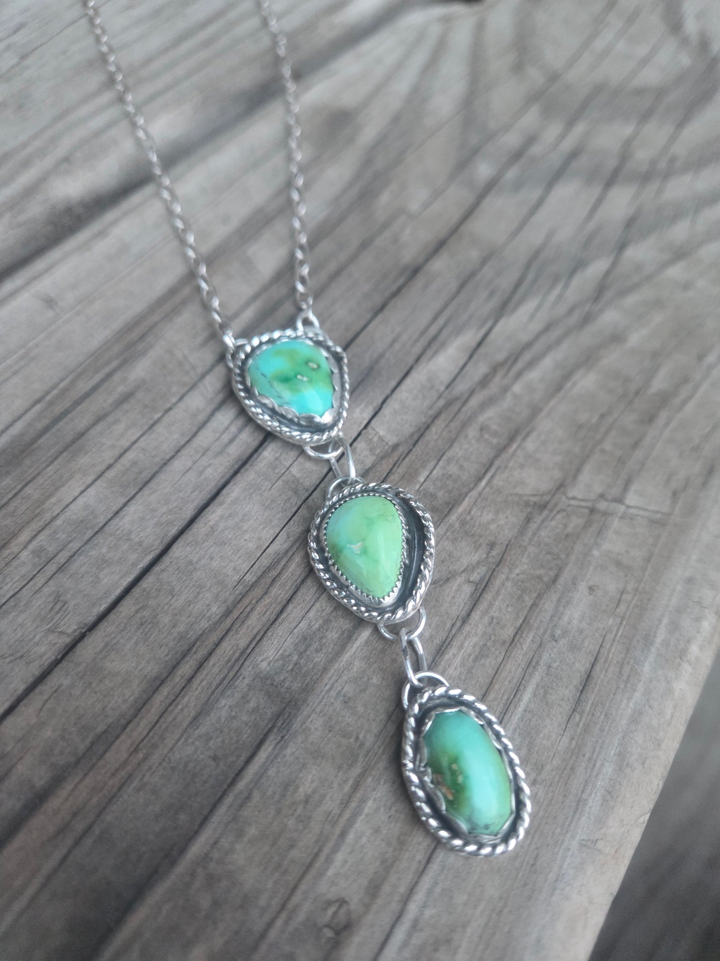 Sonoran Turquoise 19 inches-adjustable chain