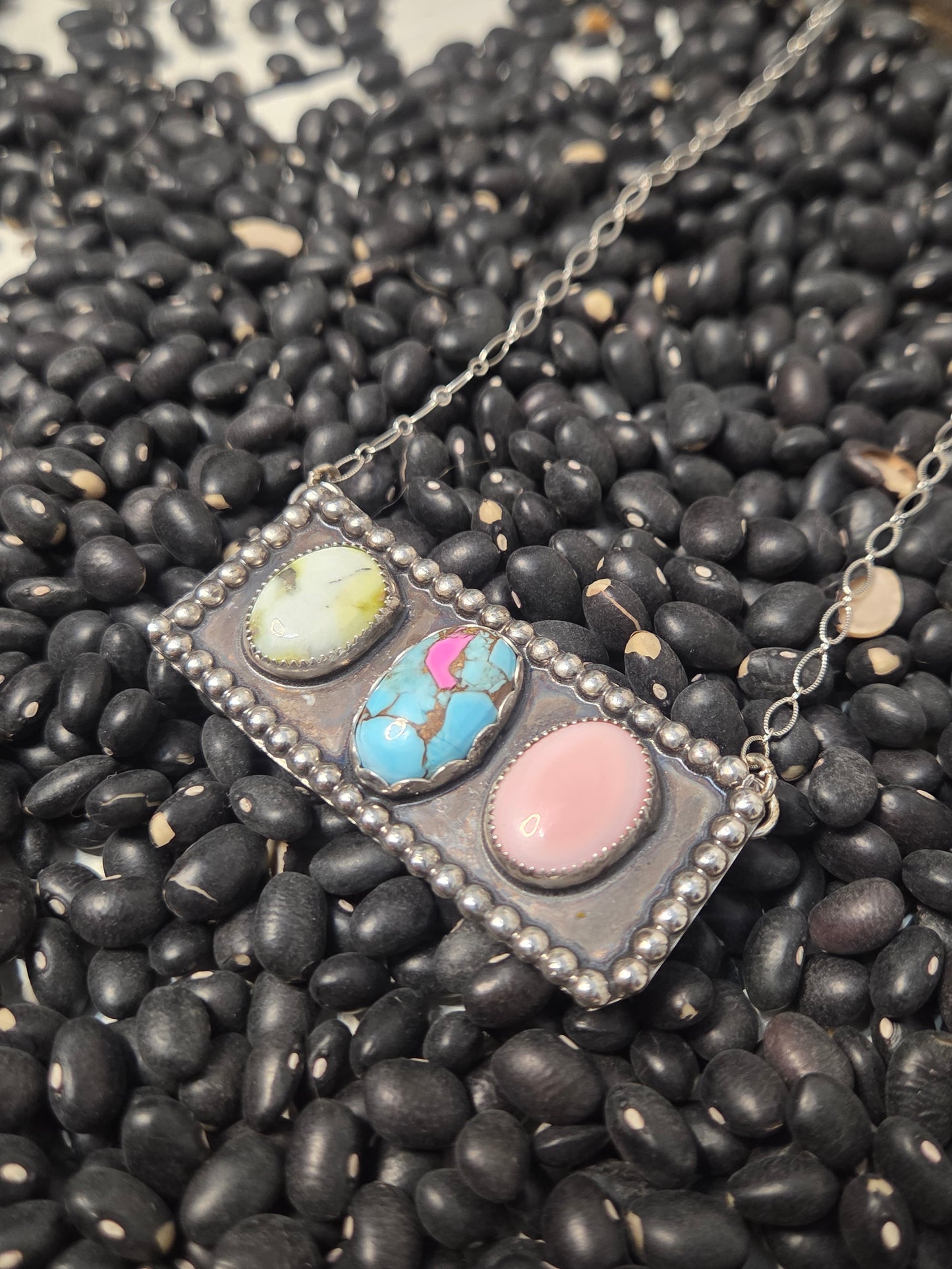 Palomino•Pink Conch •Cotton Candy 18 inches-adjustable chain