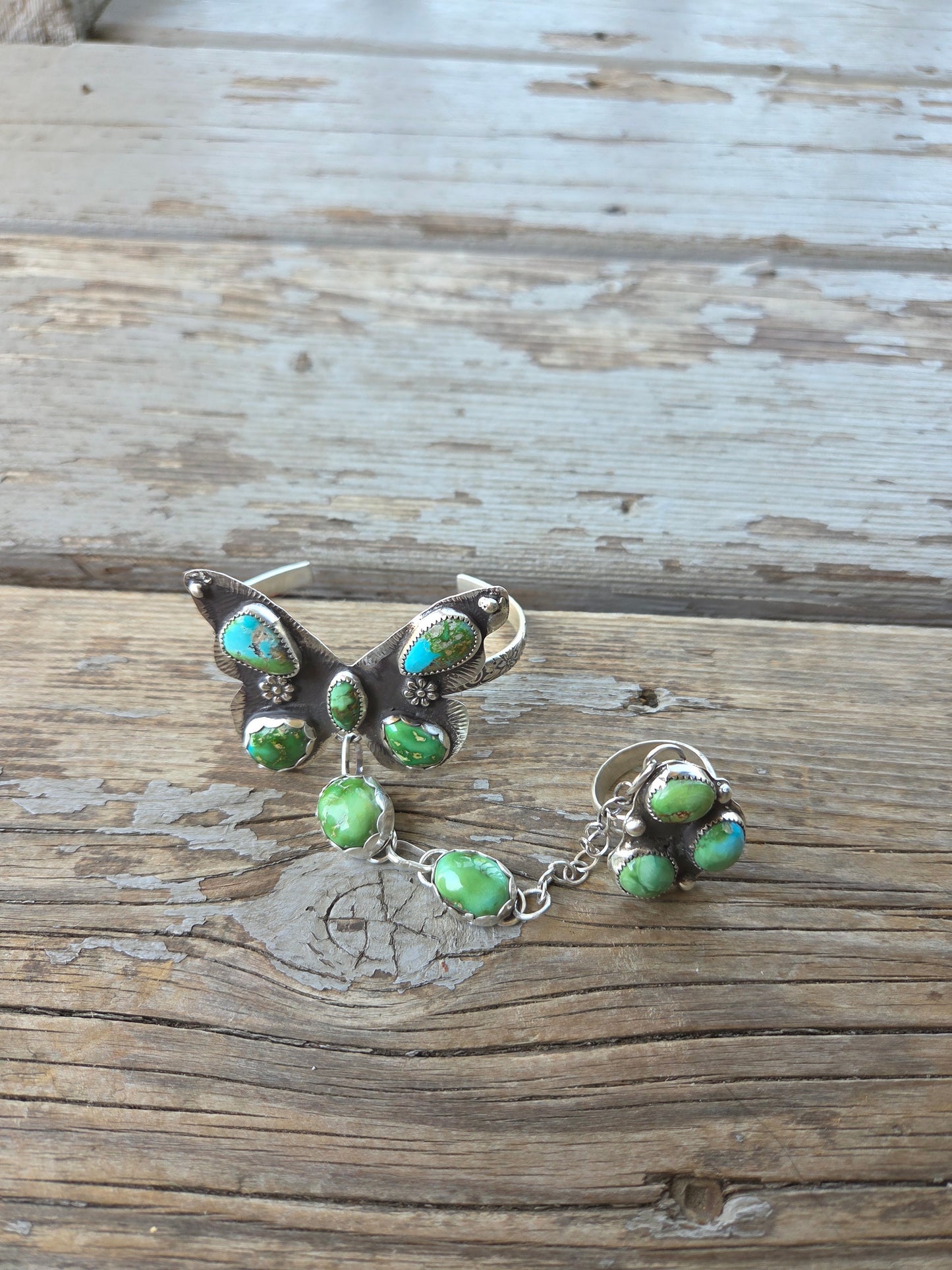 ButterFly bracelet ring combo
