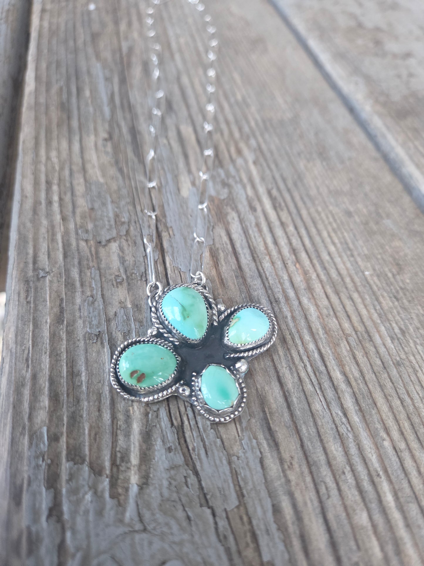 Emerald Valley Turquoise 17 inches-adjustable chain