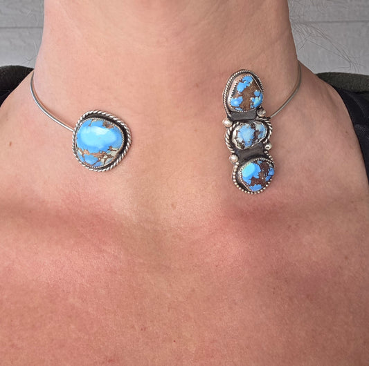 Golden Hill Turquoise Neck Cuff