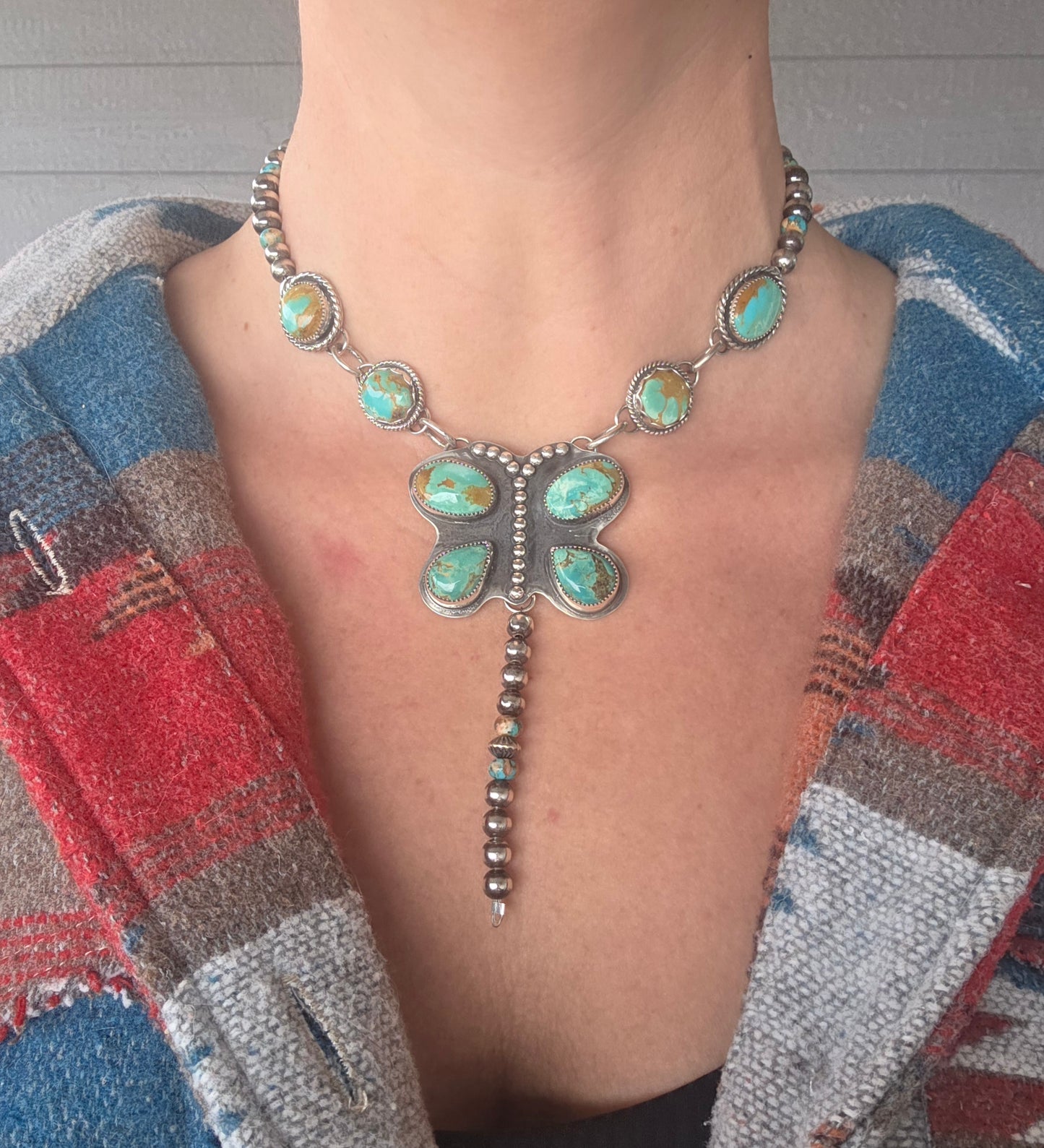 Hidden Valley & Tyrone Turquoise & Sterling Pearls