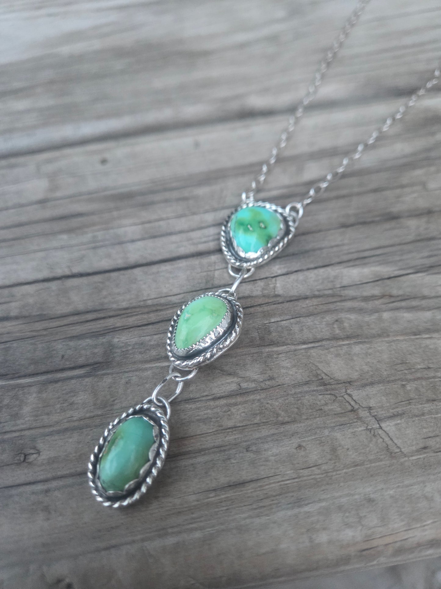 Sonoran Turquoise 19 inches-adjustable chain