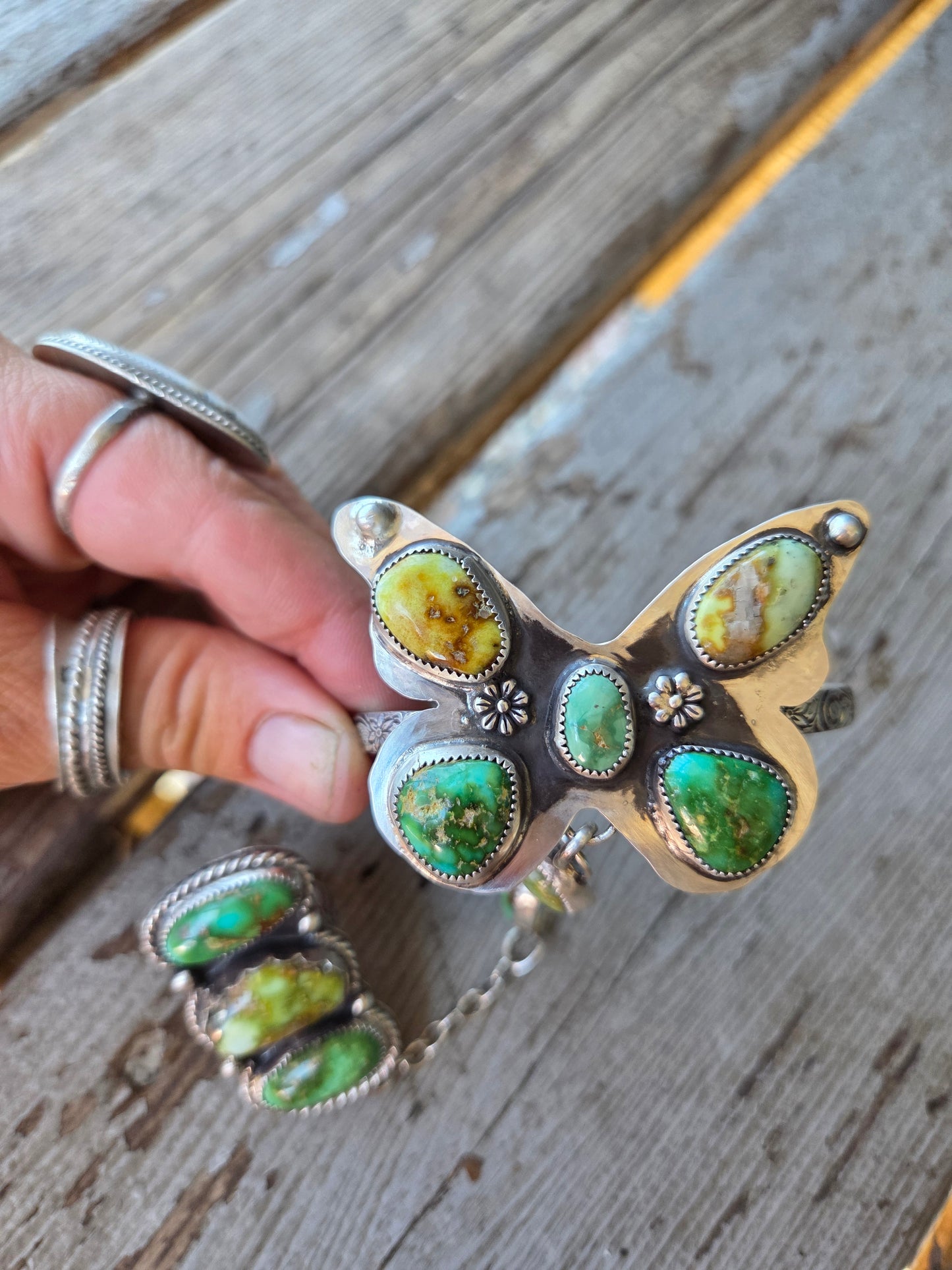 ButterFly bracelet ring combo