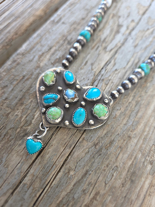 Heart Turquoise Necklace