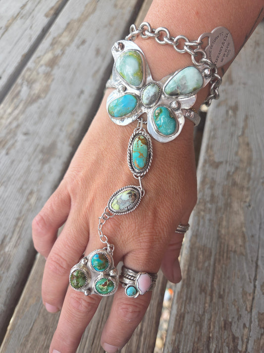 ButterFly bracelet ring combo