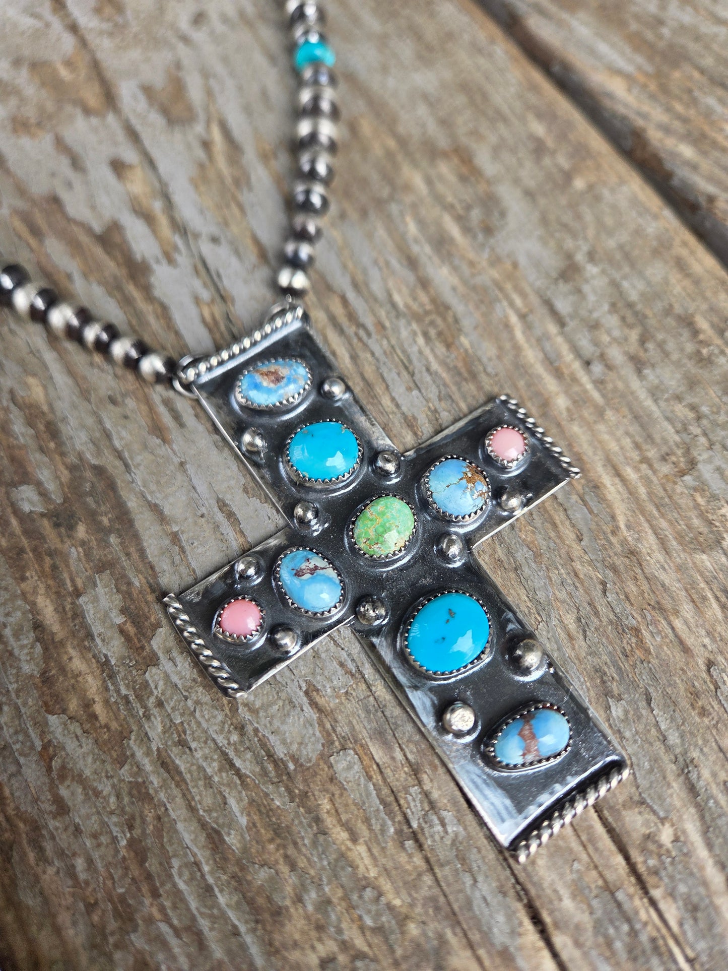 Cross Cluster Necklace
