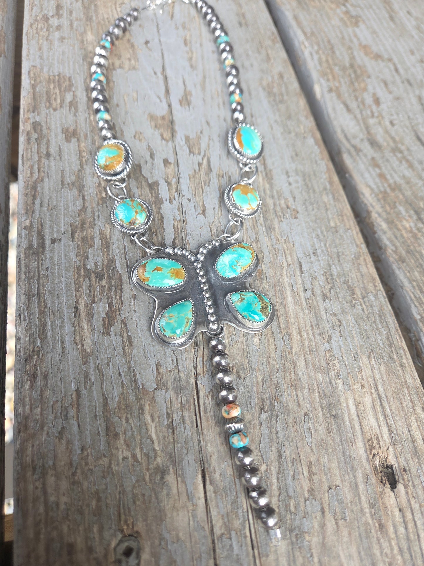 Hidden Valley & Tyrone Turquoise & Sterling Pearls