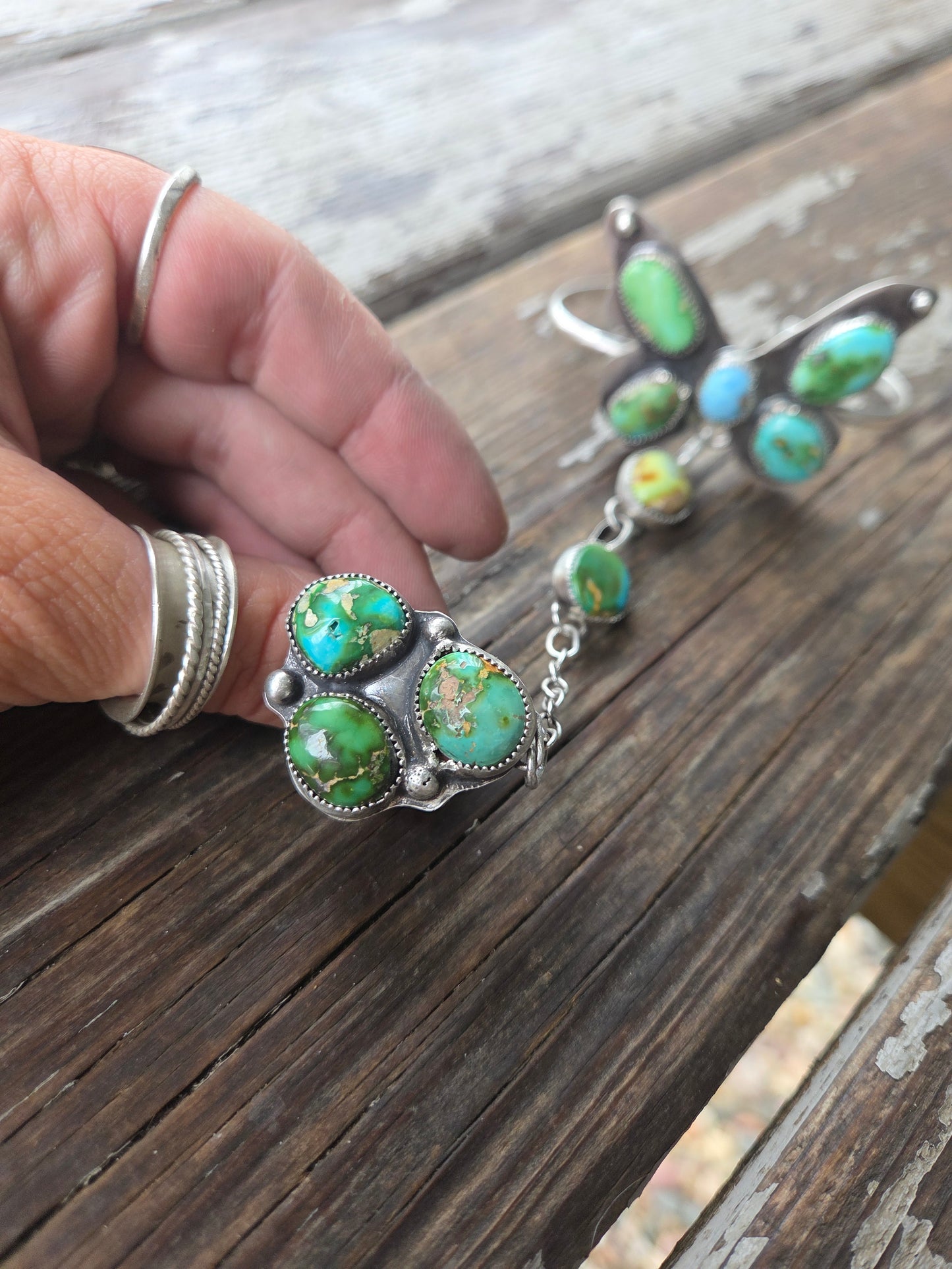 ButterFly bracelet ring combo