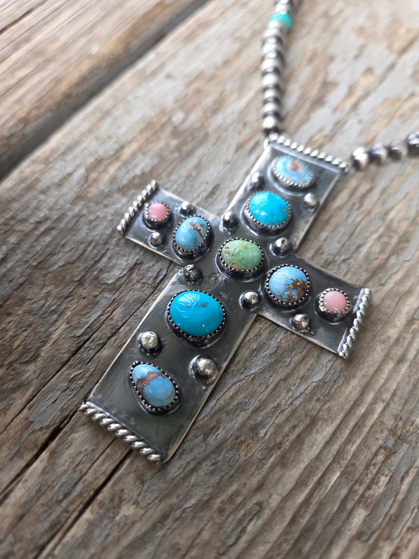 Cross Cluster Necklace