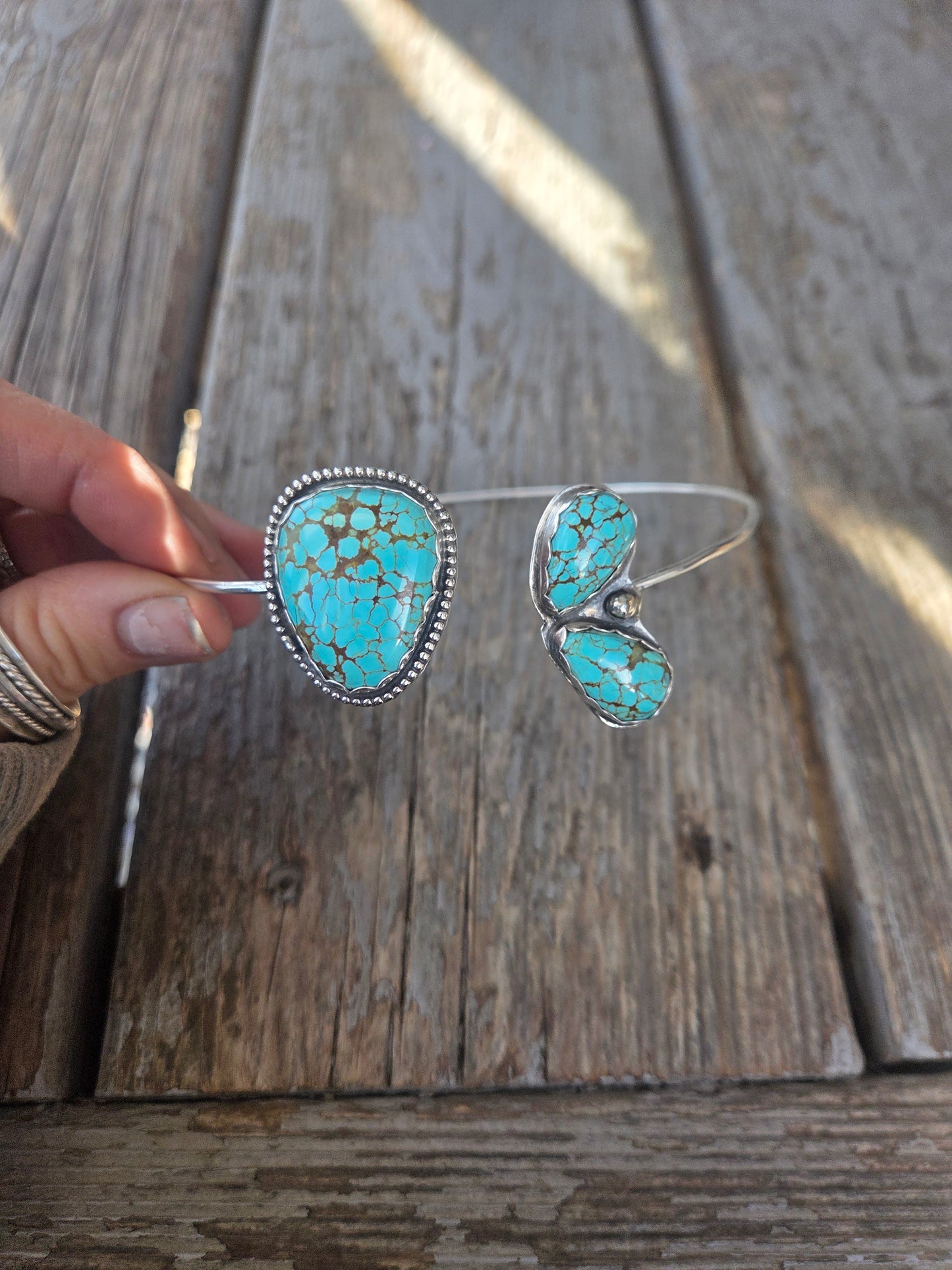 Number 9 Turquoise Neck Cuff