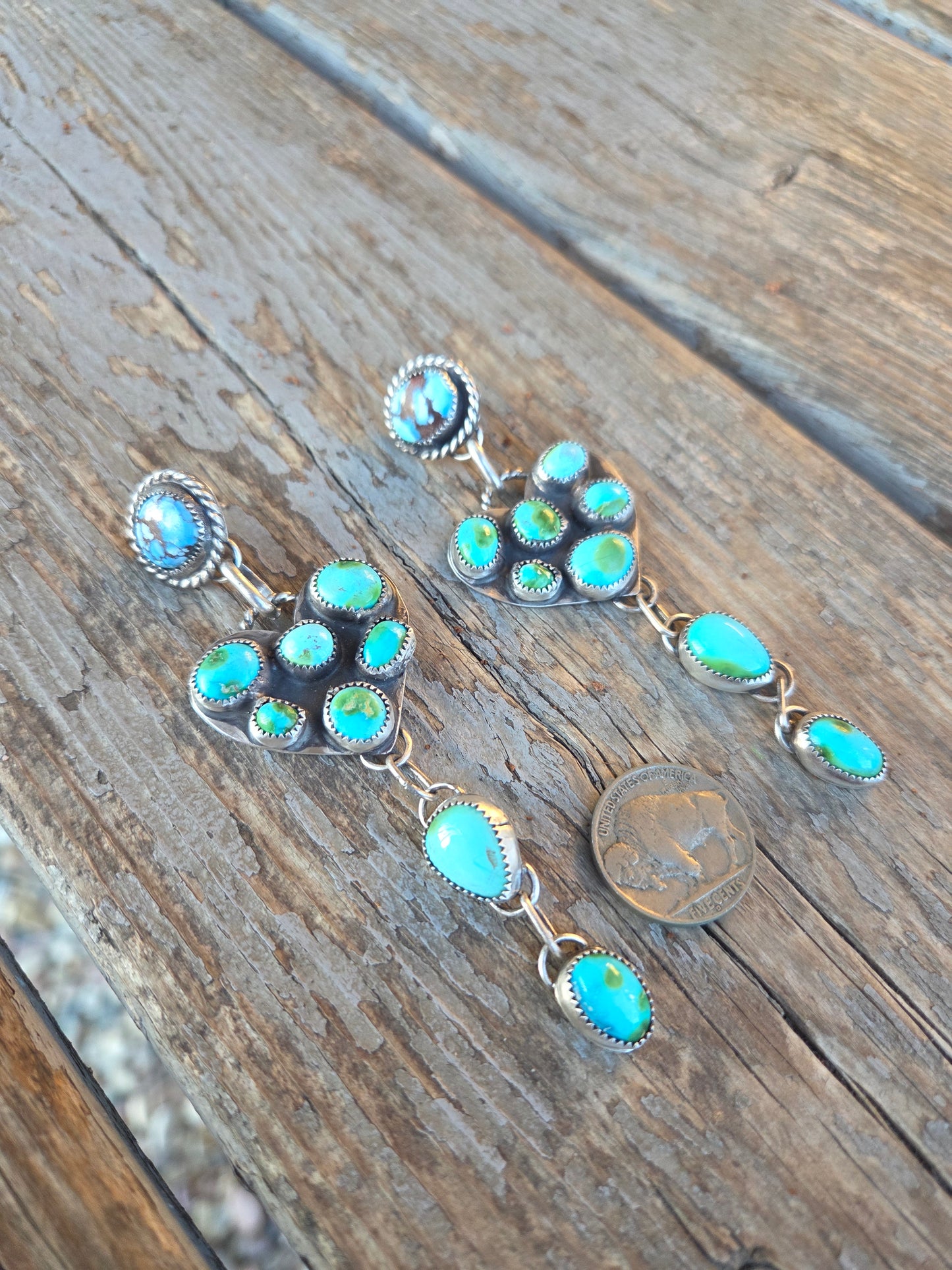 Heart Turquoise Earrings