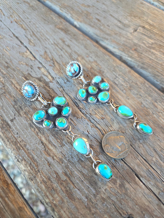 Heart Turquoise Earrings