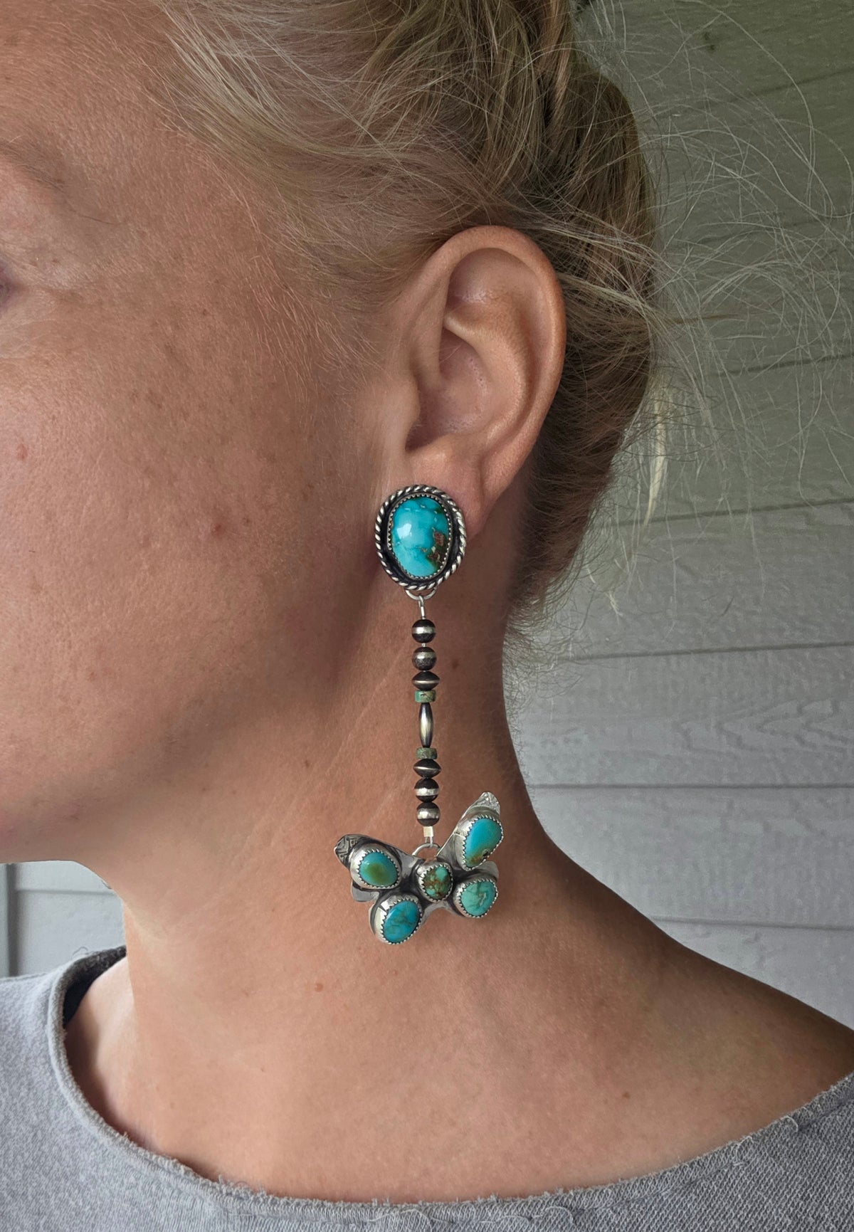 ButterFly Turquoise Earrings