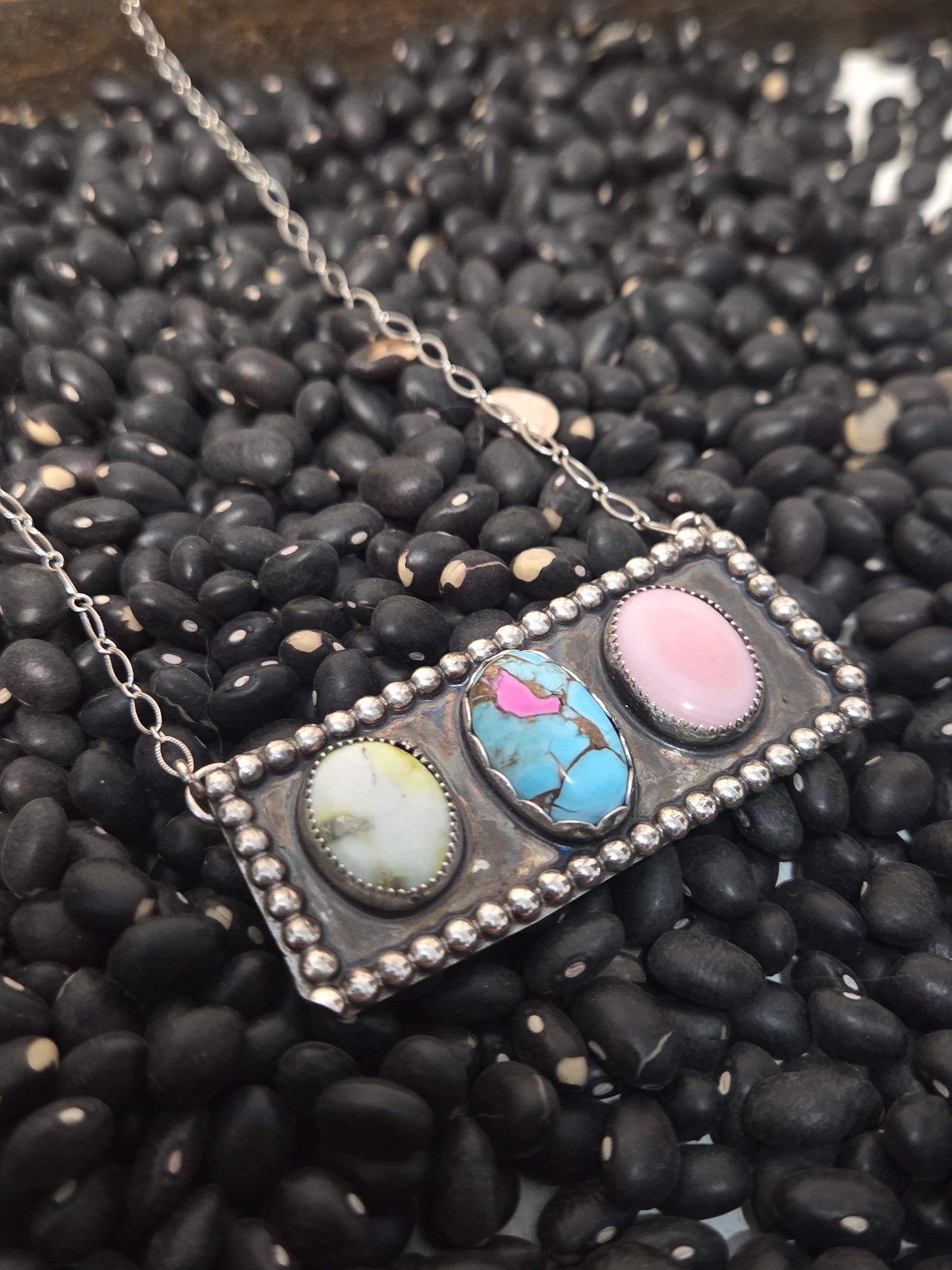 Palomino•Pink Conch •Cotton Candy 18 inches-adjustable chain