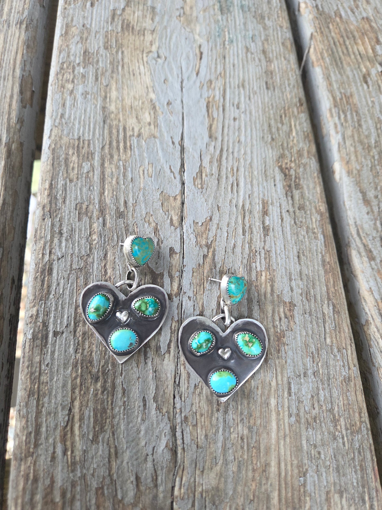Heart Turquoise Earrings
