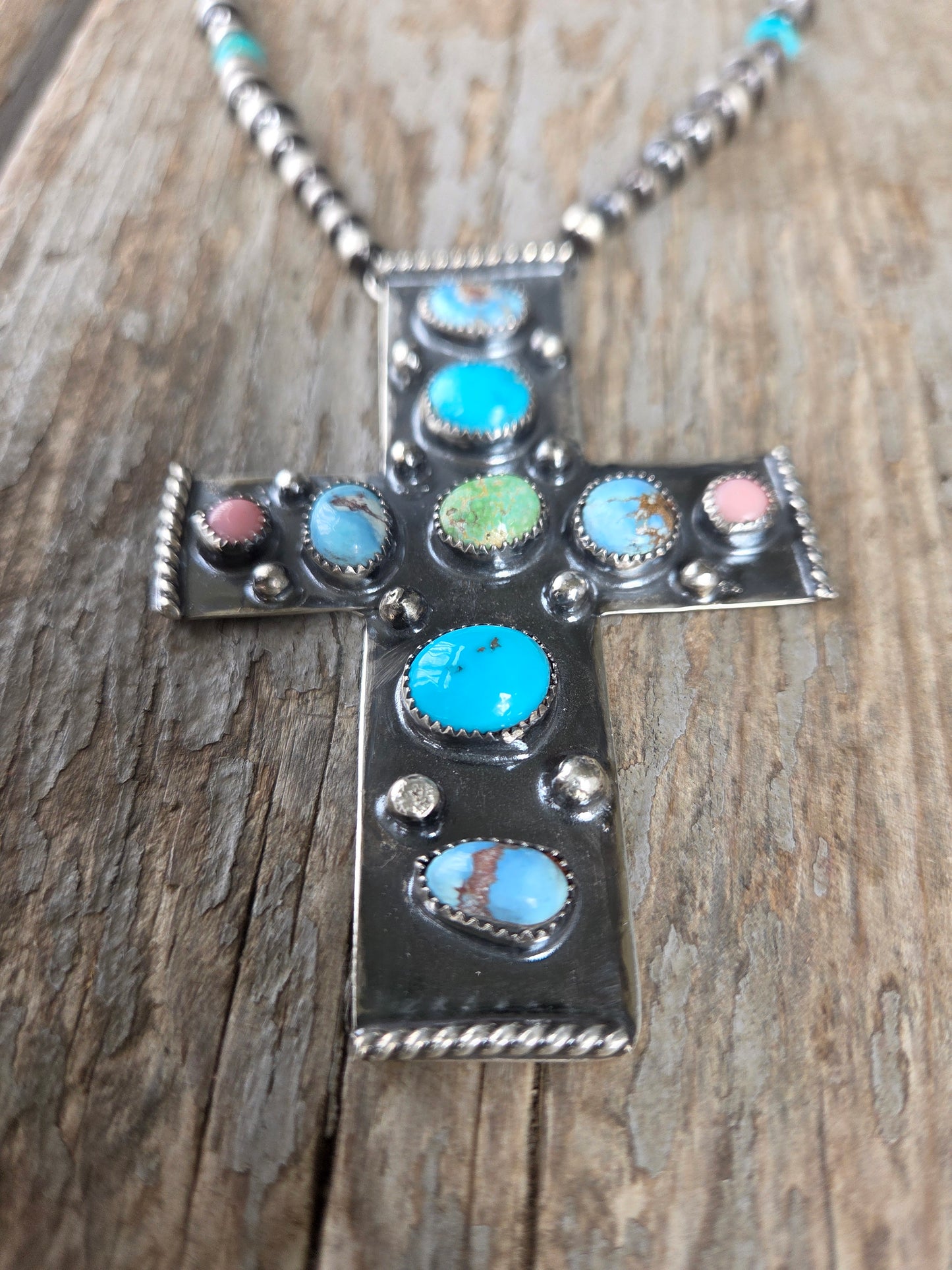 Cross Cluster Necklace