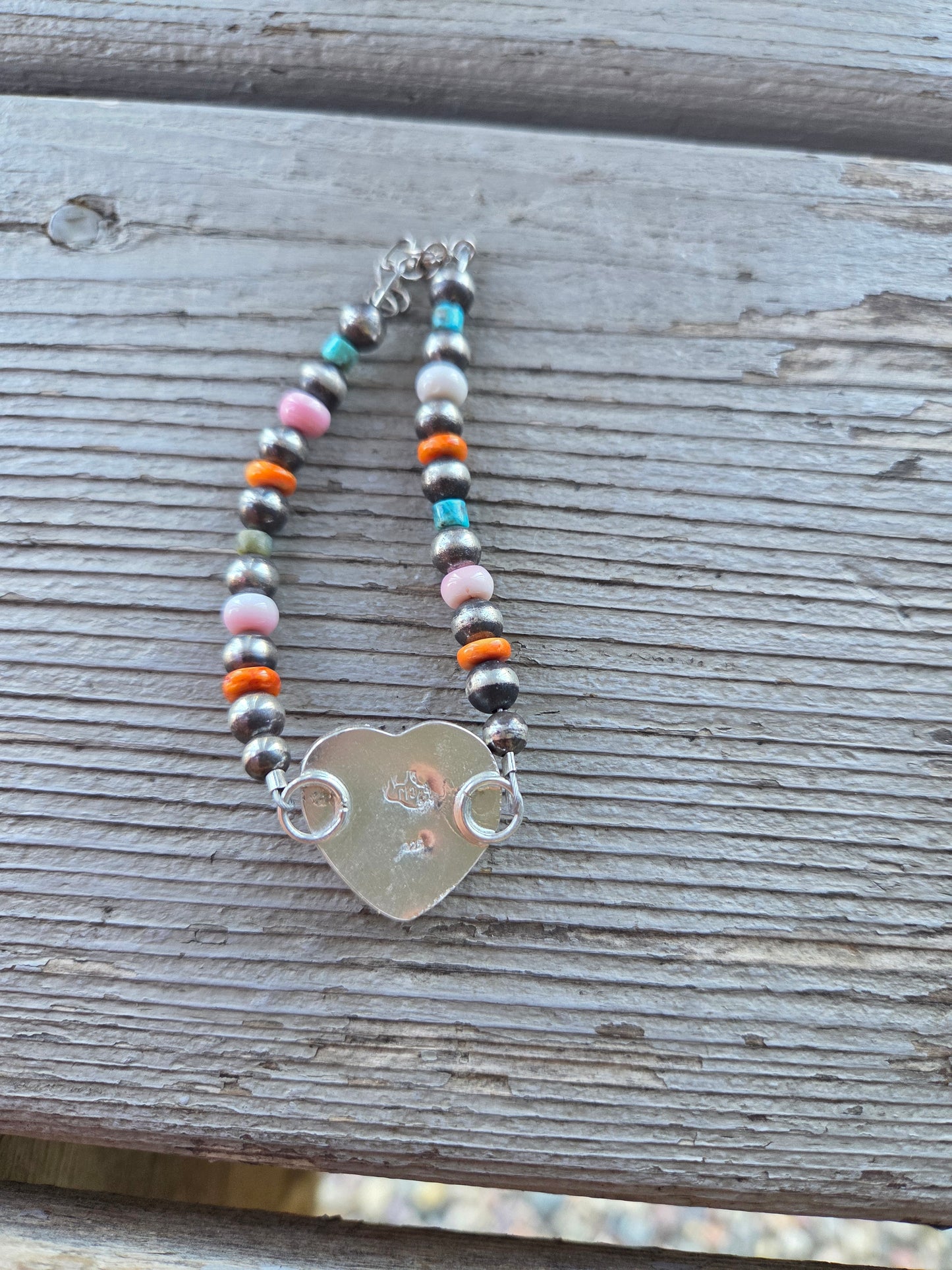 Spiny Oyster Heart Adjustable Bracelet