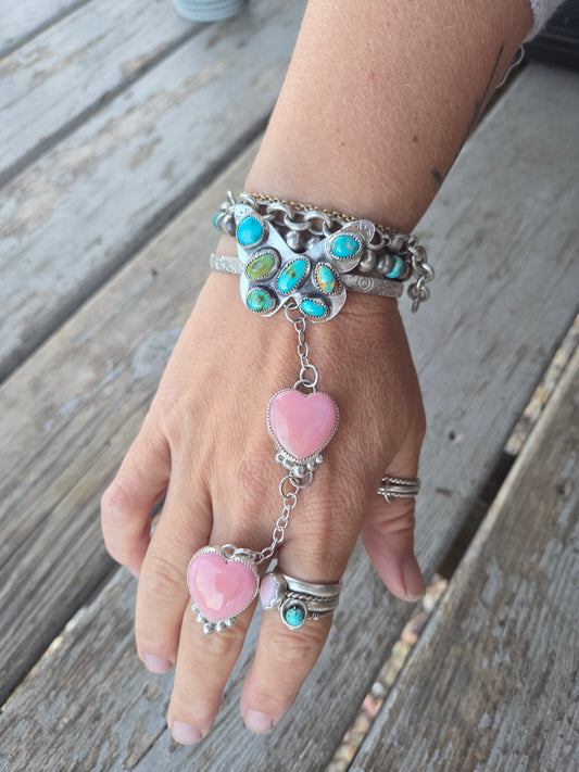 ButterFly/heart Hand Chain