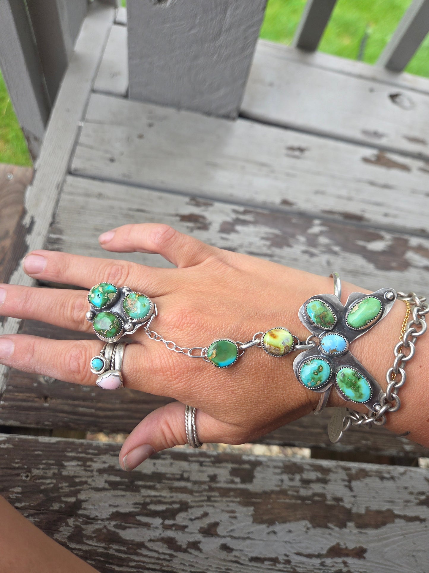 ButterFly bracelet ring combo