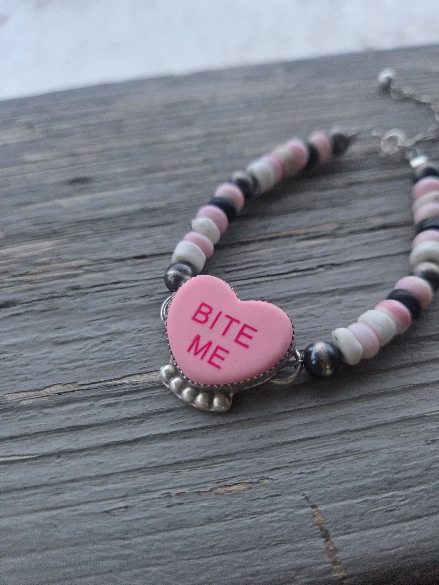 Bite Me Heart Bracelet
