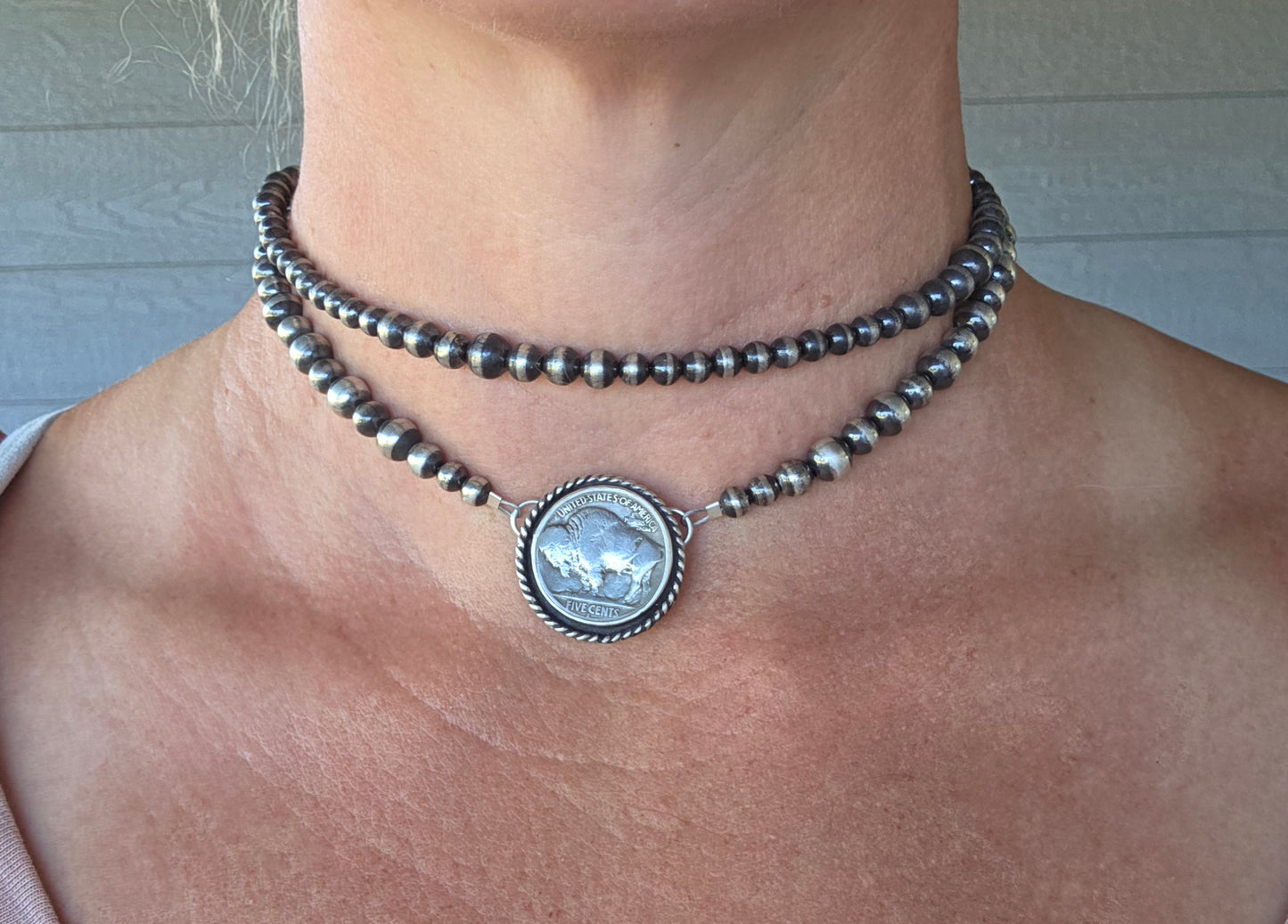 Buffalo Coin Necklace