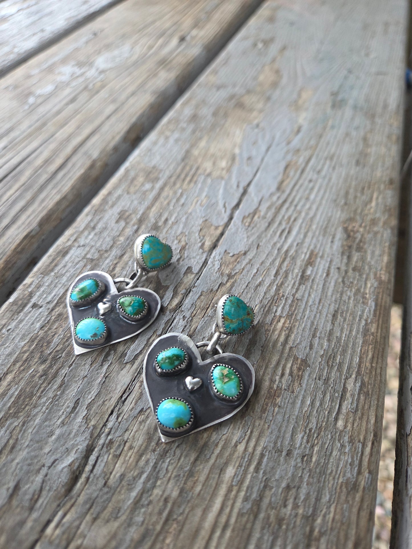 Heart Turquoise Earrings