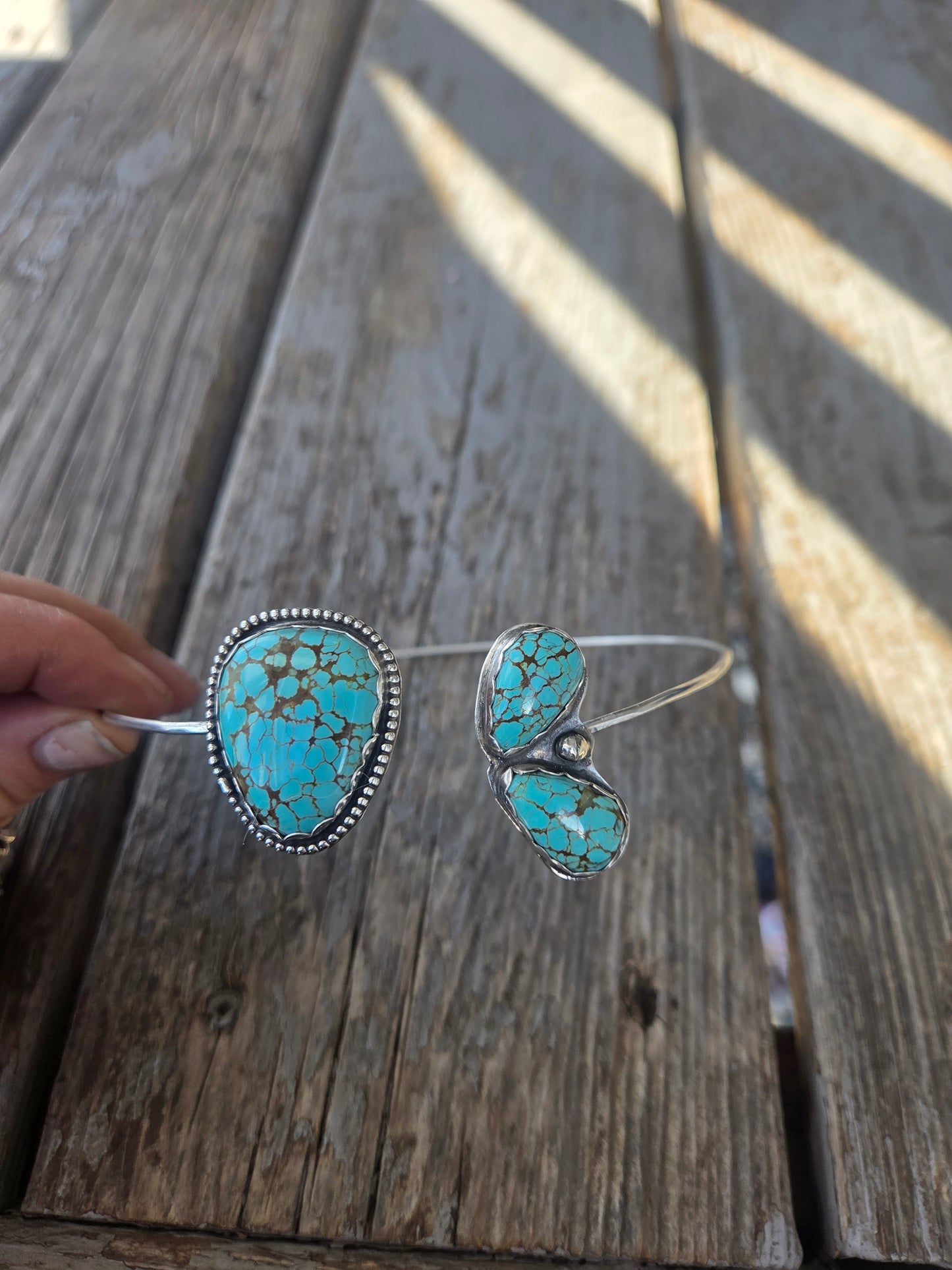 Number 9 Turquoise Neck Cuff