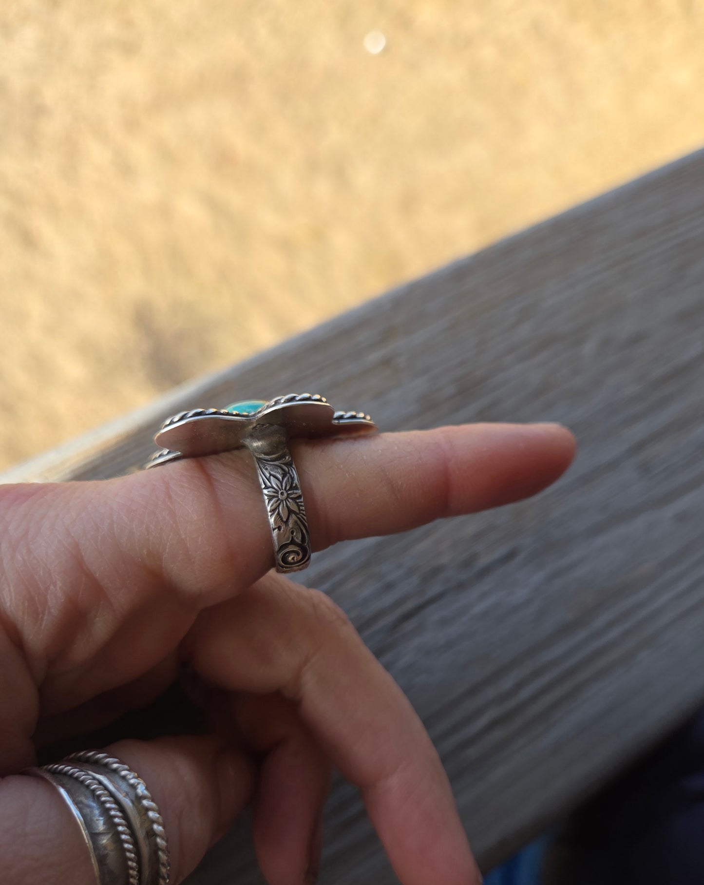 Hidden Valley Turquoise Flower